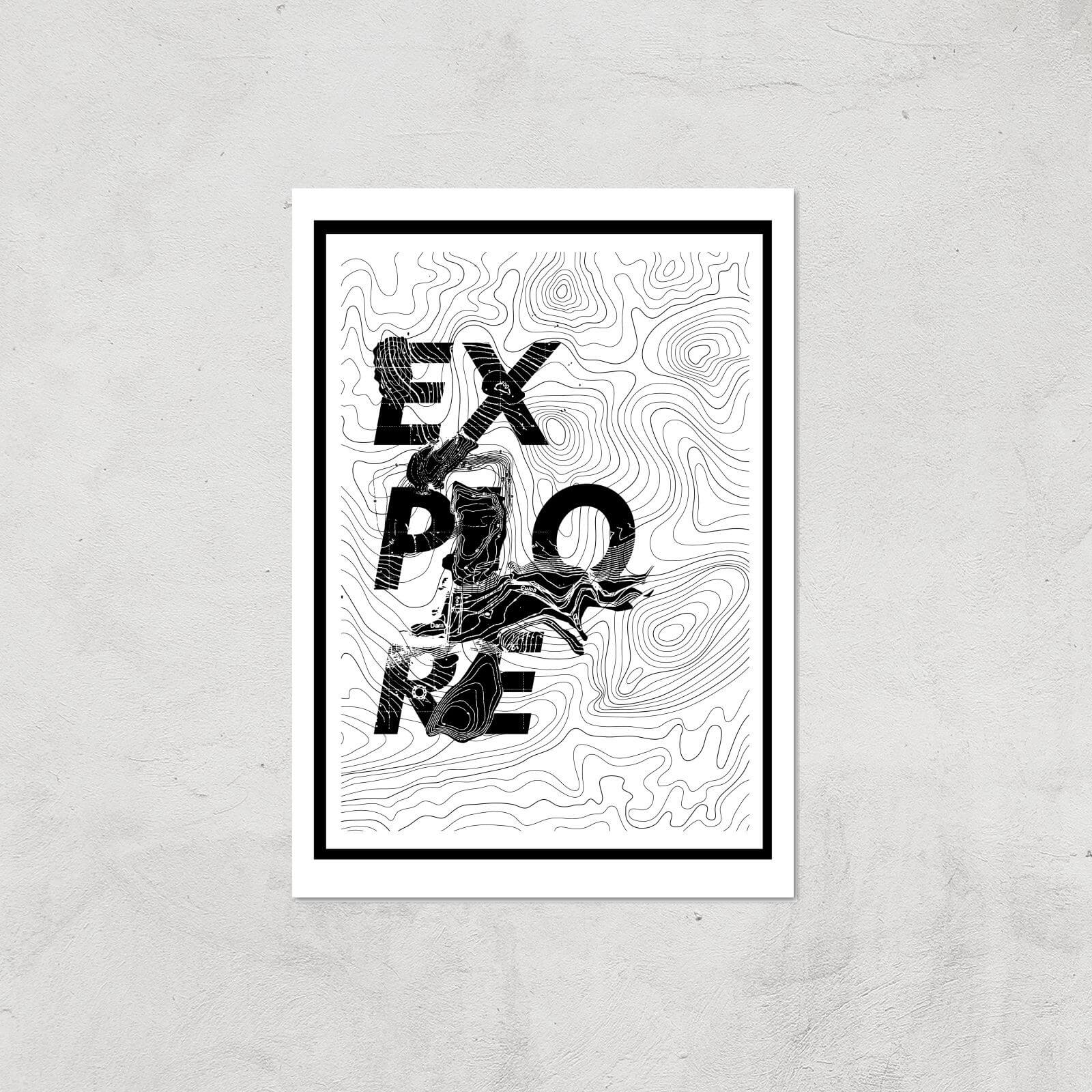 Ikiiki Explore Giclee Art Print - A2 - Print Only