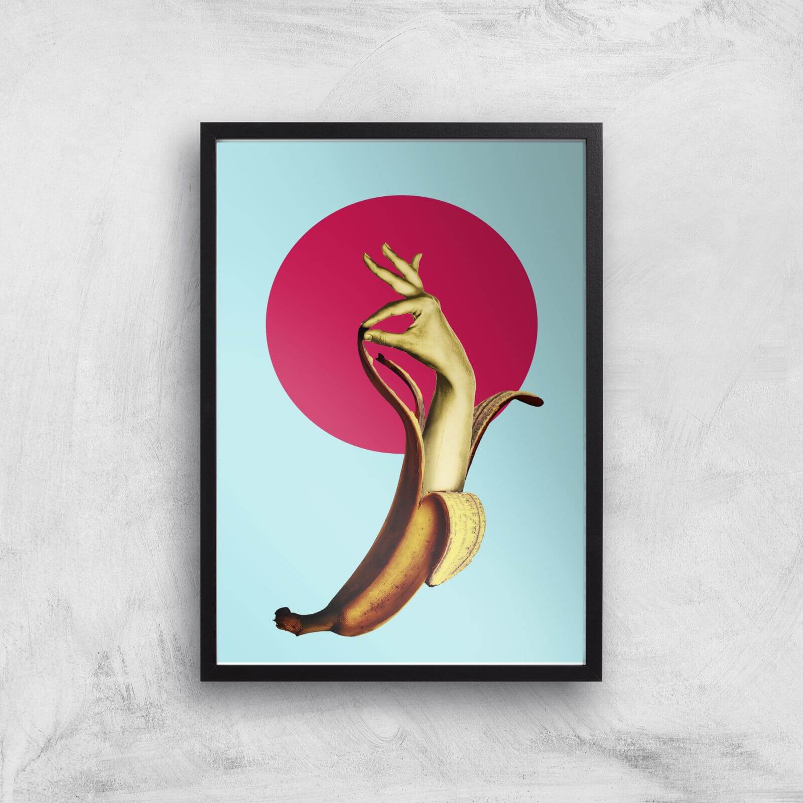 Ikiiki El Banana Giclee Art Print - A3 - Black Frame