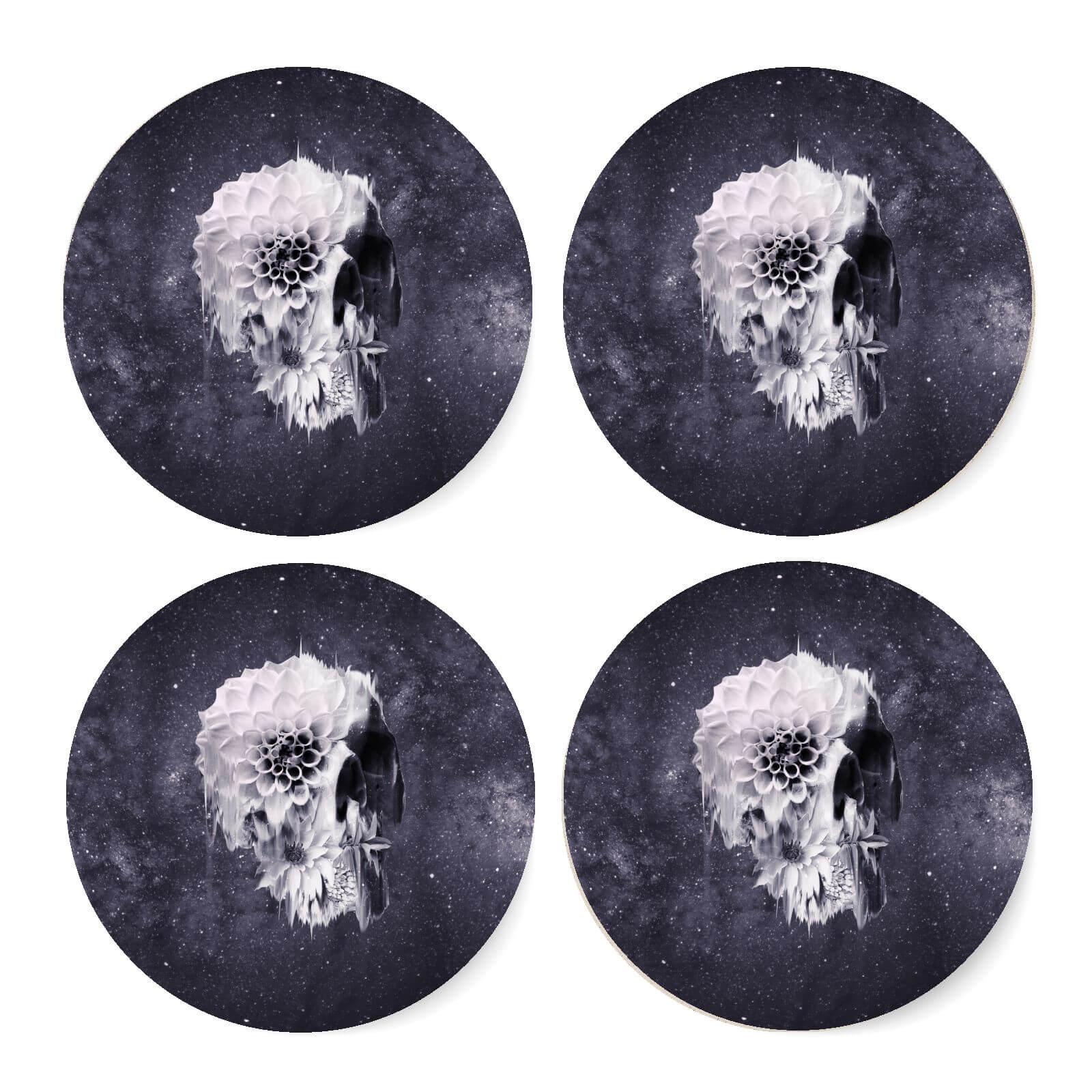 Ikiiki Decay Skull Coaster Set