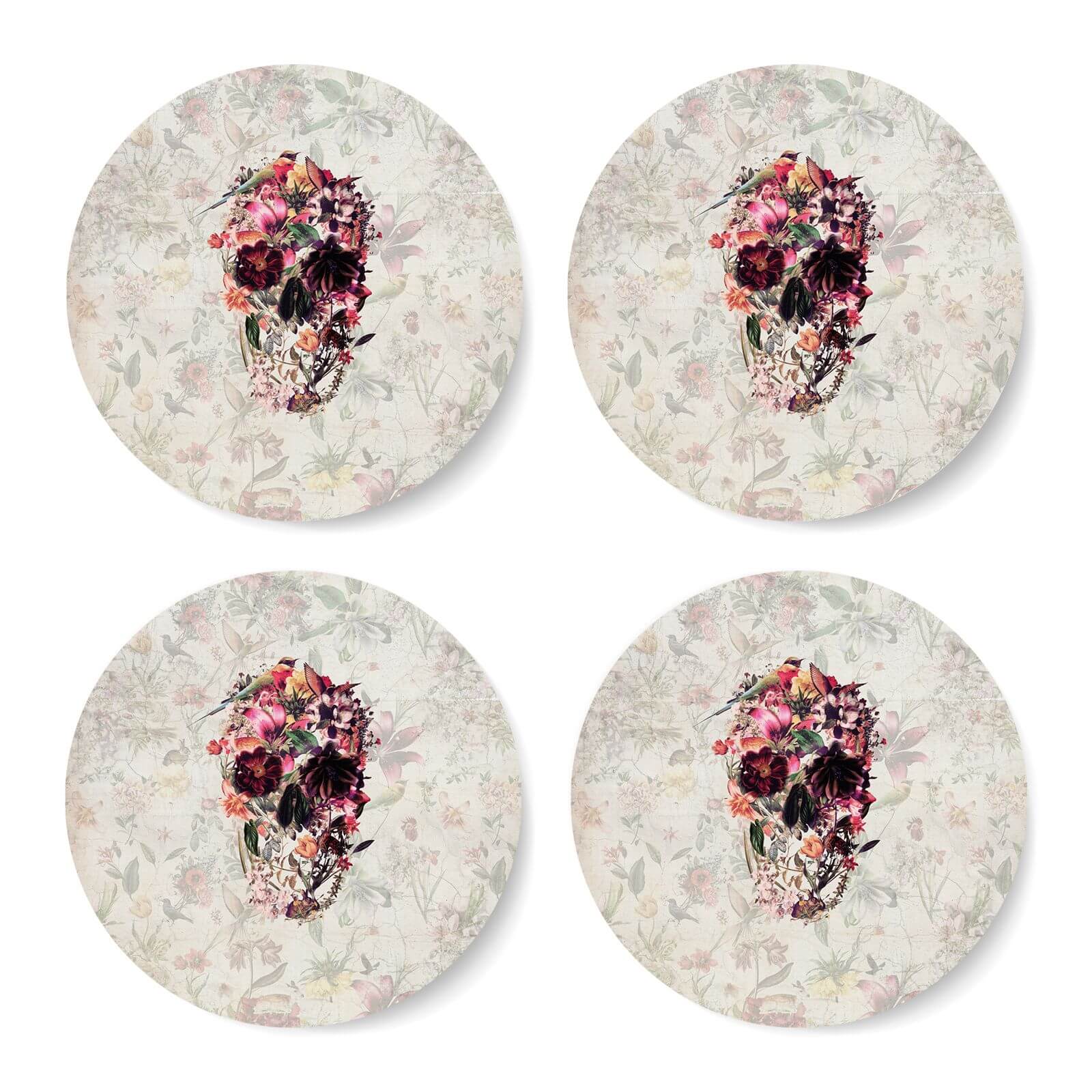 Ikiiki Skull Coaster Set