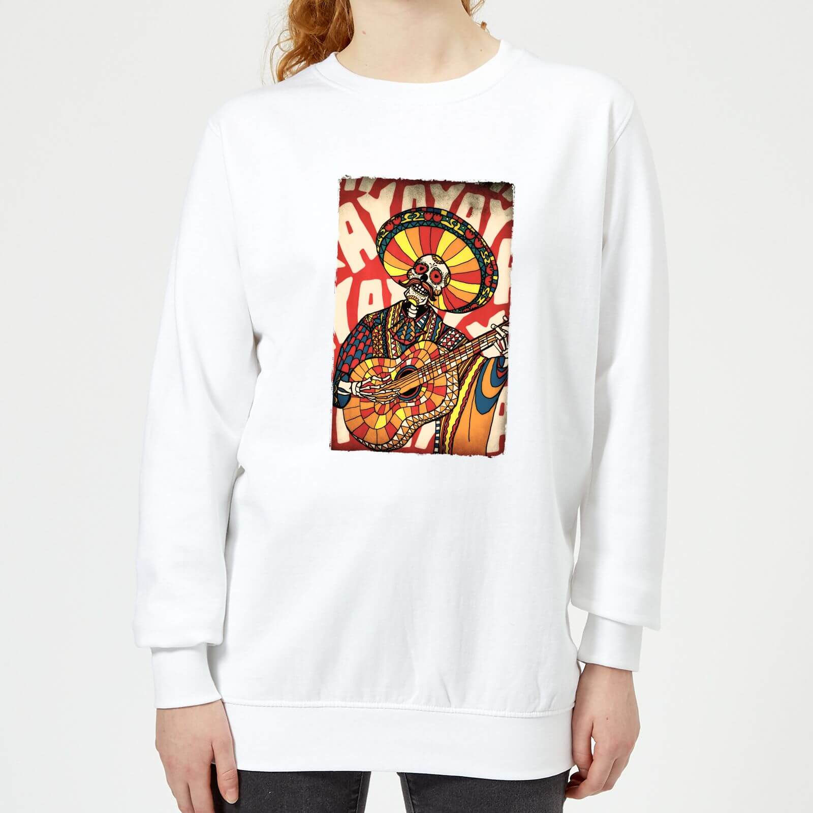 Ikiiki Mariachi Women's Sweatshirt - White - XS - White