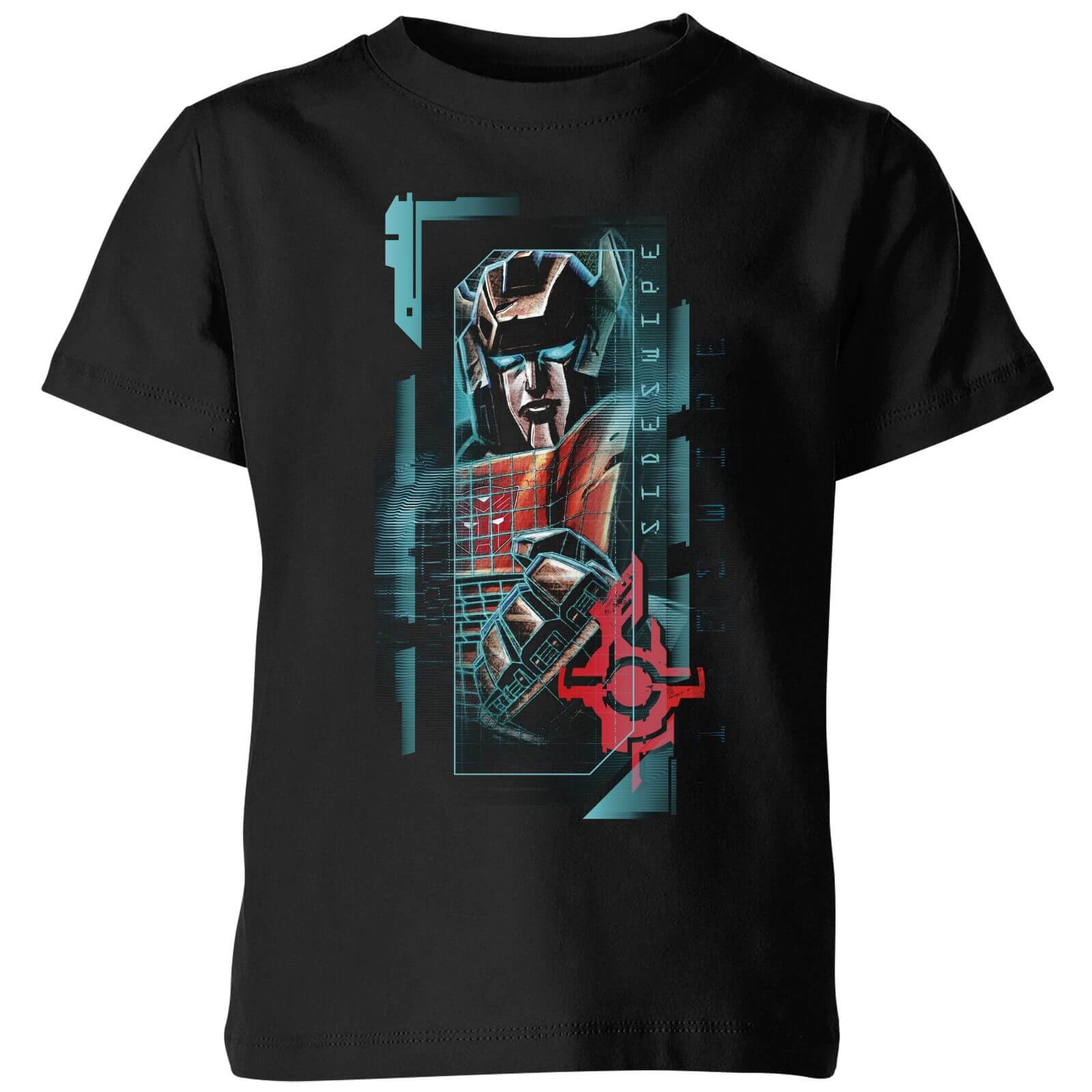 Transformers Sideswipe Glitch Kids' T-Shirt - Black - 11-12 Years