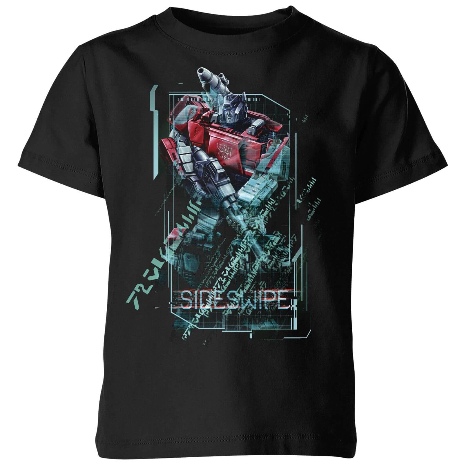 Transformers Sideswipe Tech Kids' T-Shirt - Black - 11-12 Years