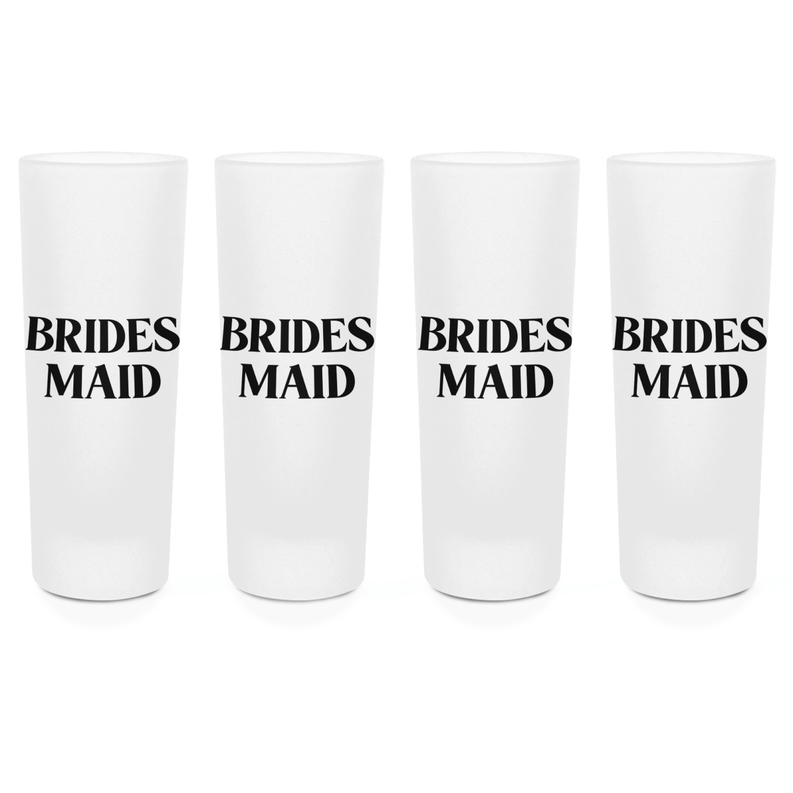 Bridesmaid Shot Glasses - Set of 4