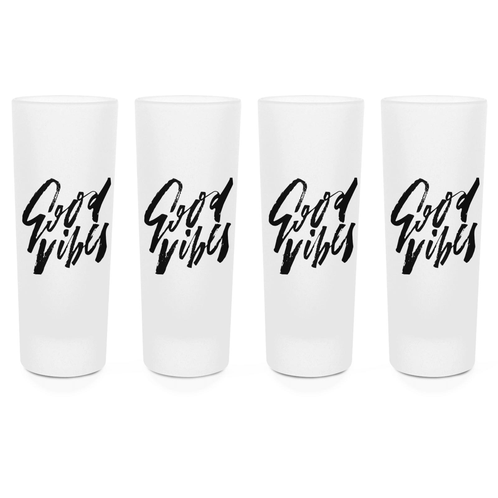 Good Vibes Shot Glasses - Set of 4
