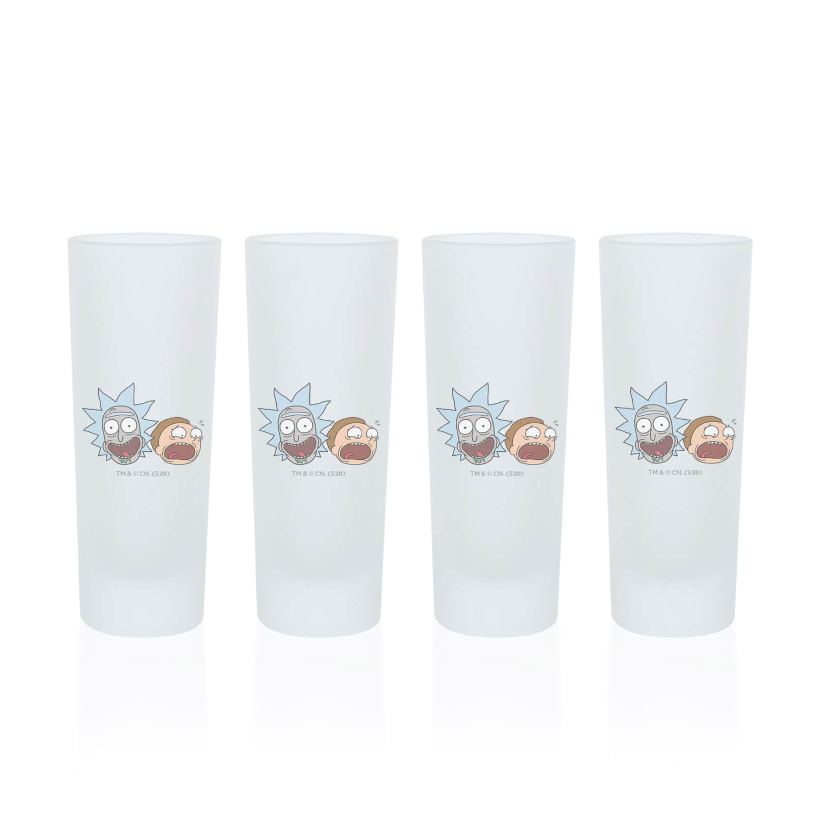 Rick And Morty Shot Glasses - Set of 4
