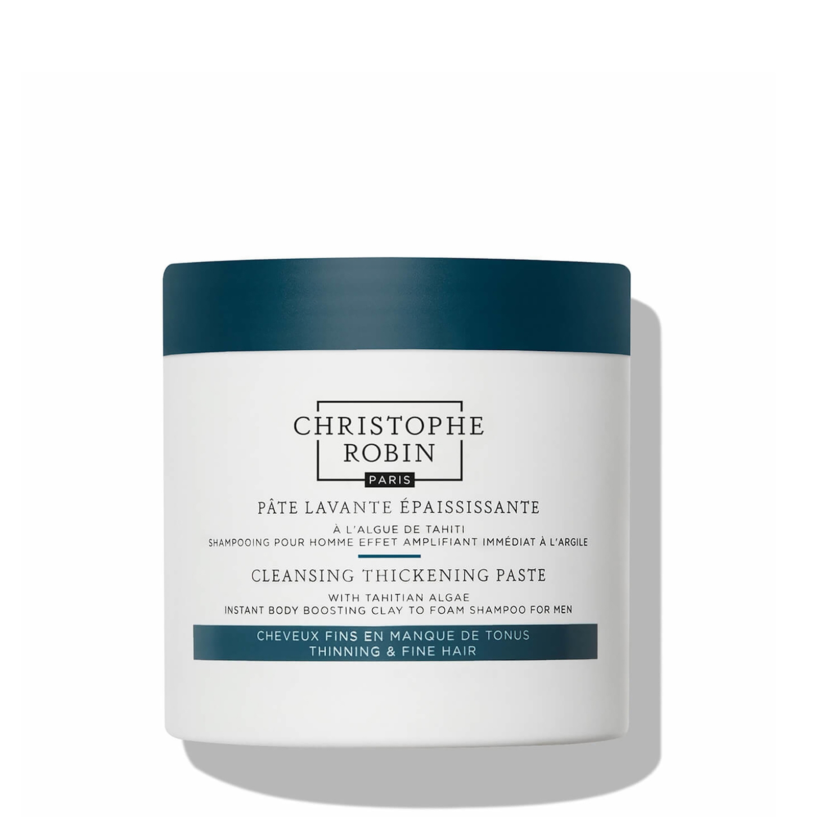 Christophe Robin Cleansing Thickening Paste with Pure Rassoul Clay and Tahitian Algae 250ml