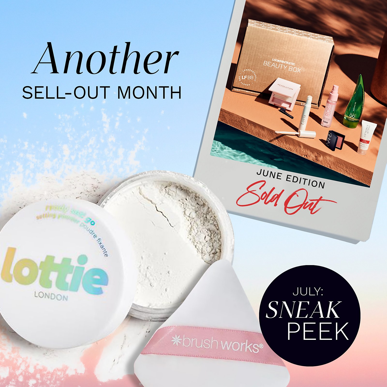 LOOKFANTASTIC THE BOX Monthly Subscription (JUNE EDIT IS SOLD OUT) - 12 mois