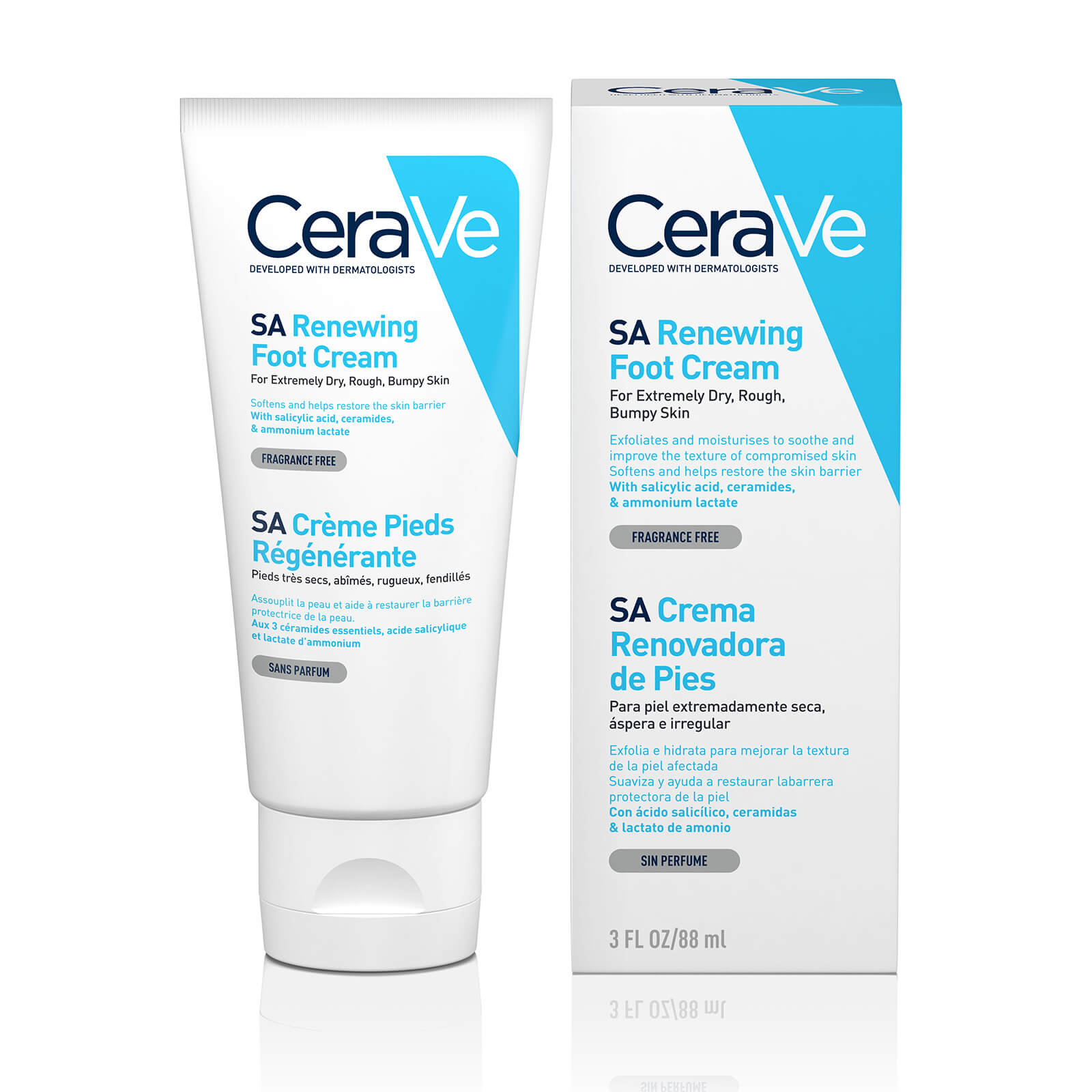 CeraVe SA Renewing Foot Cream 88ml