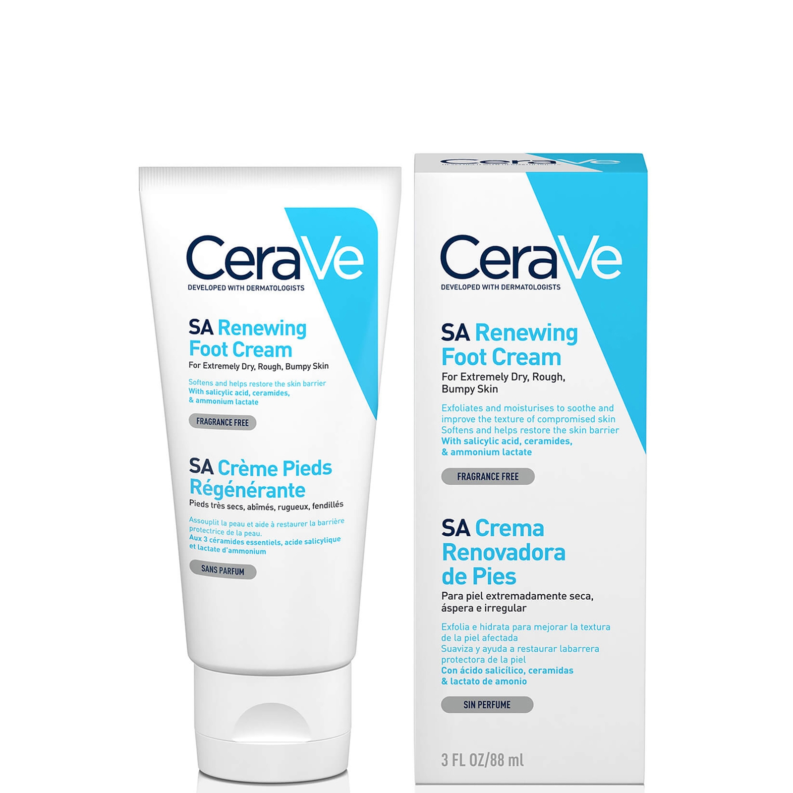 CeraVe SA Renewing Foot Cream 88ml