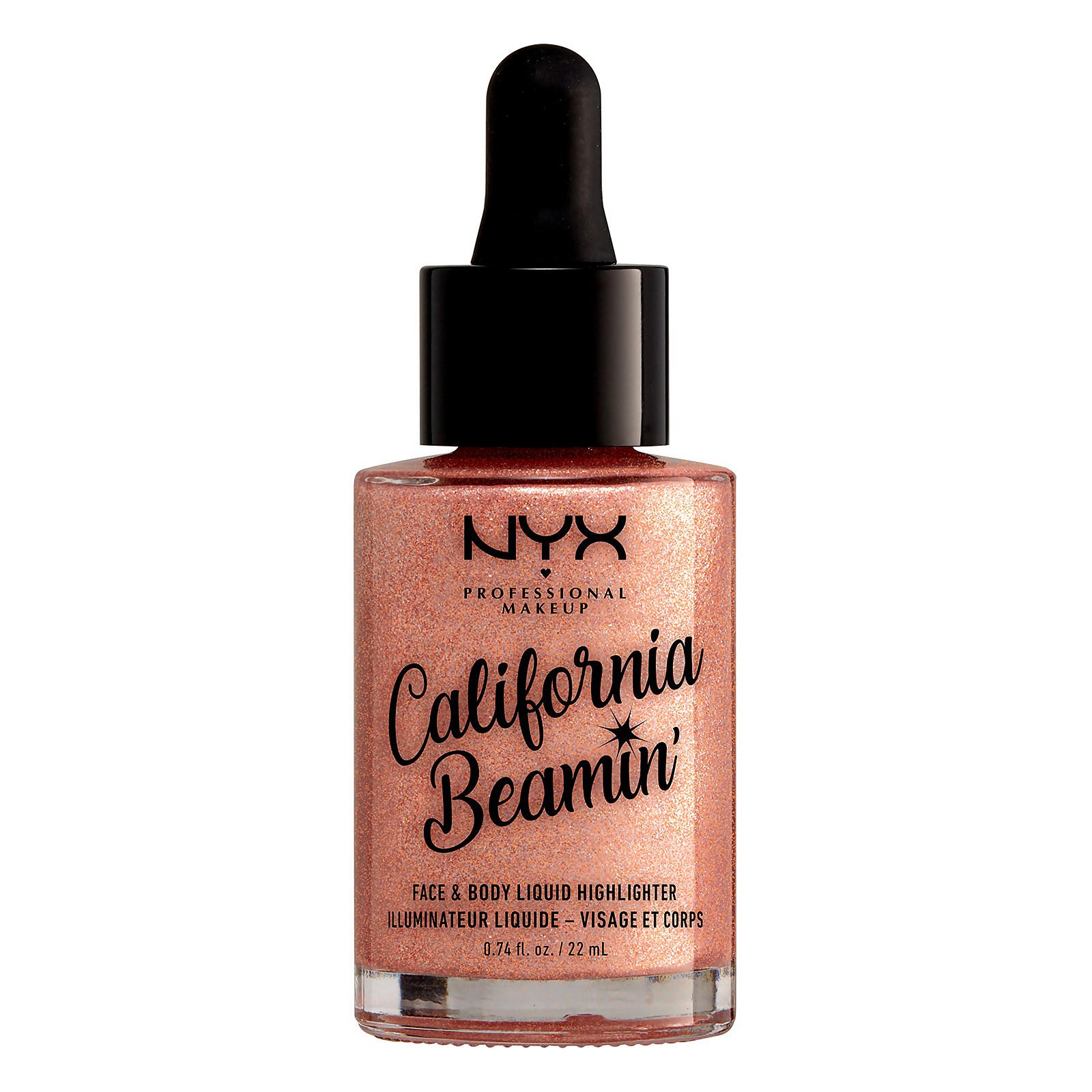 NYX Professional Makeup California Beamin' Face and Body Liquid Highlighter (Various Shades) - Beach Babe