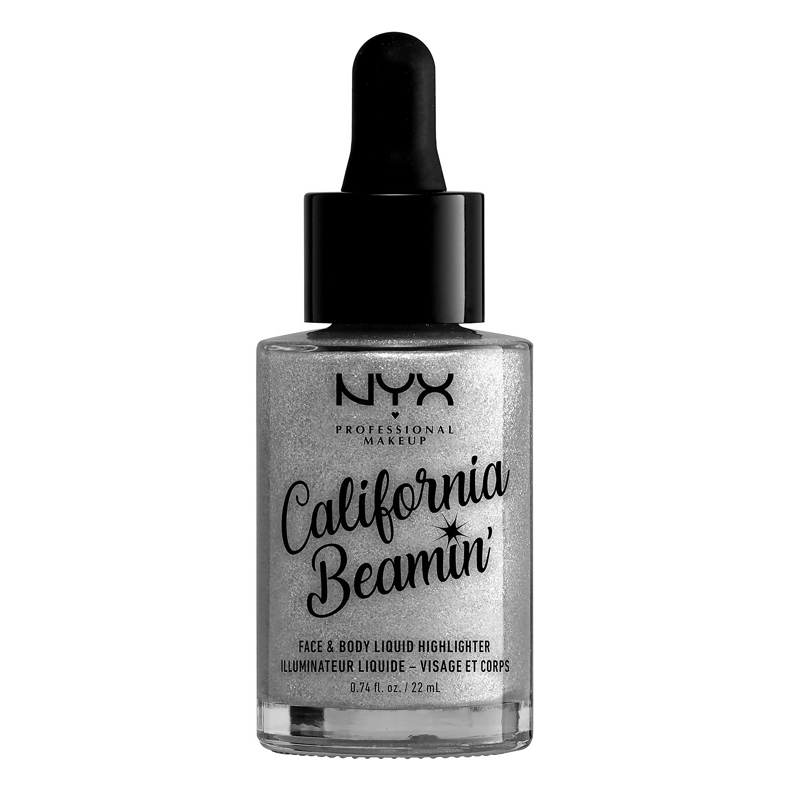 nyx professional makeup california beamin' face and body liquid highlighter (various shades) - pearl necklace uomo