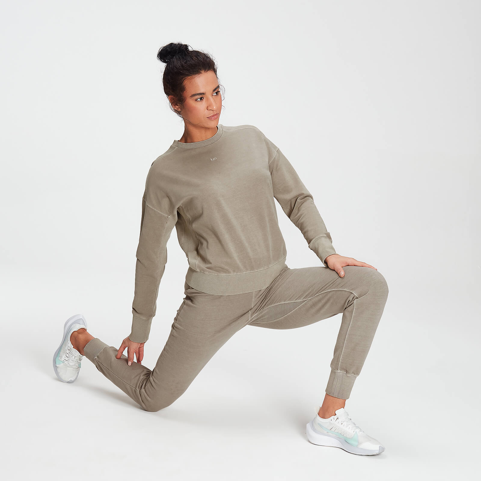 5056379515473 - Womens Training Washed Joggers - Taupe - M 5056379515473 - Womens Training Washed Joggers - Taupe - M