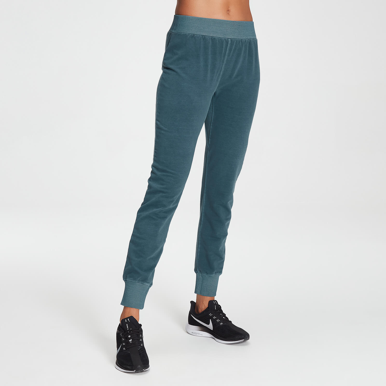 MP Women's Raw Training Washed Joggers - Deep Sea Blue - XXS