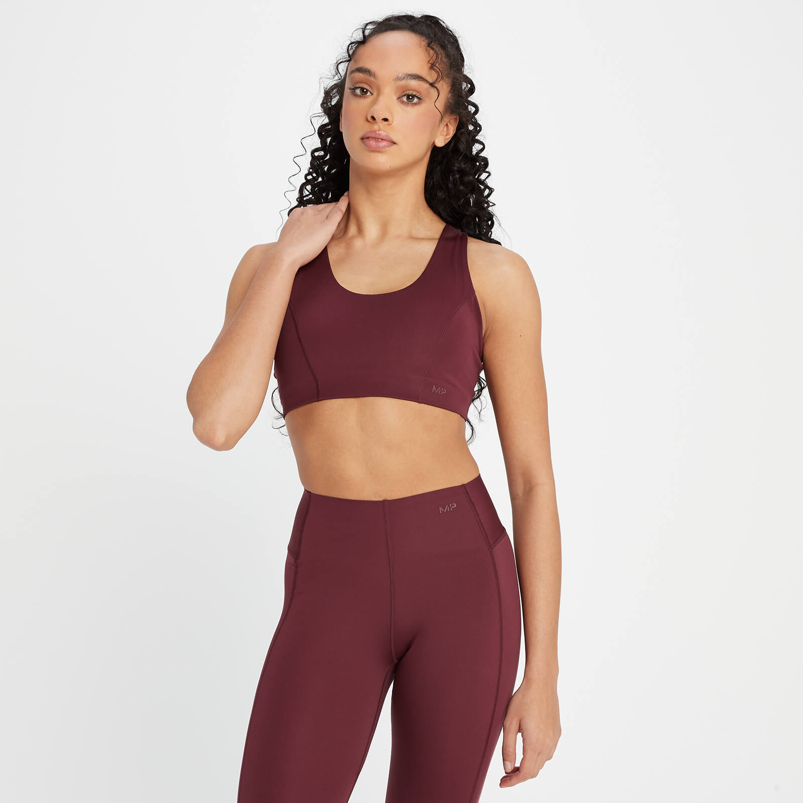 MP Women's Composure Repreve(r) Sports Bra - Washed Oxblood