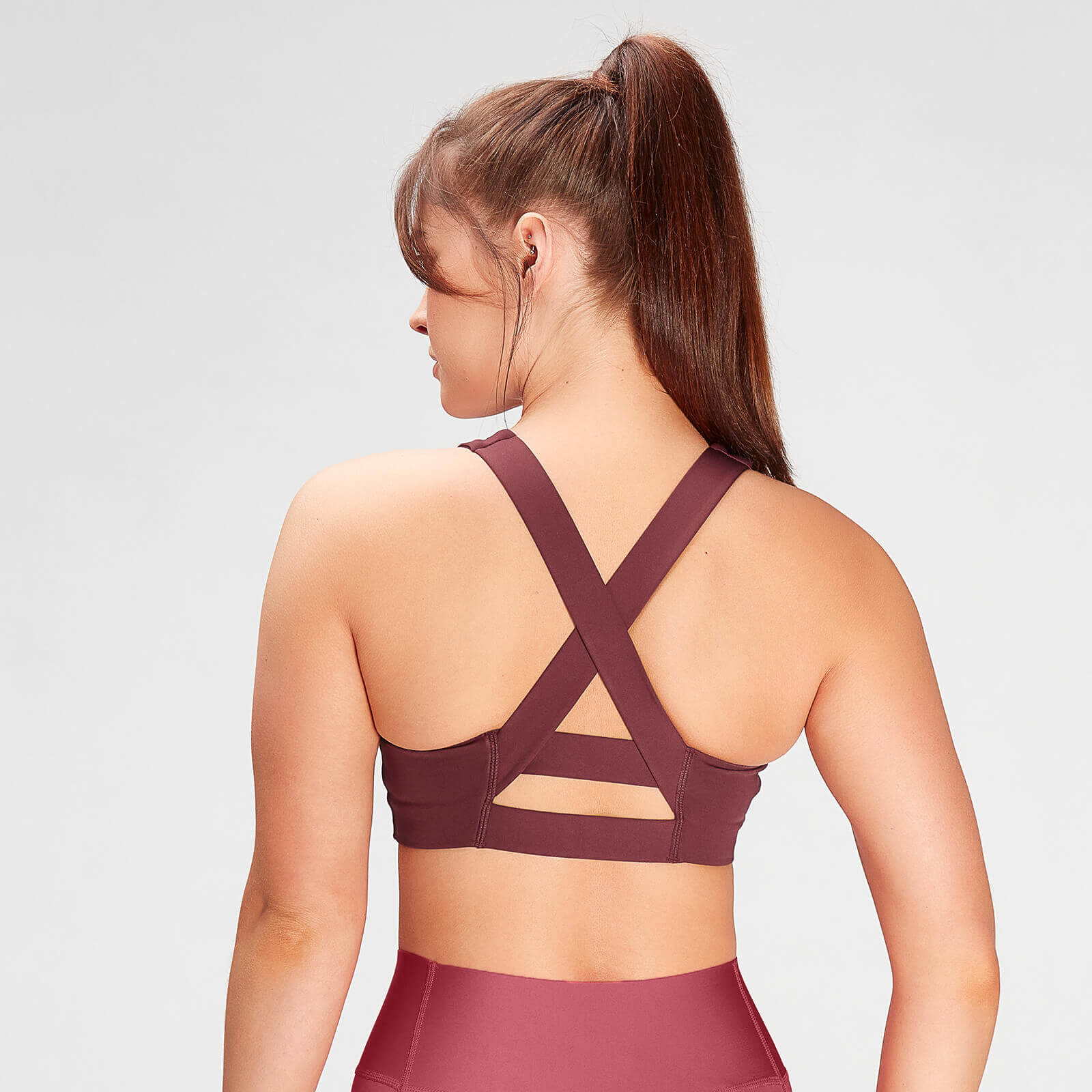 

MP Women's Composure Repreve® Sports Bra - Washed Oxblood - L
