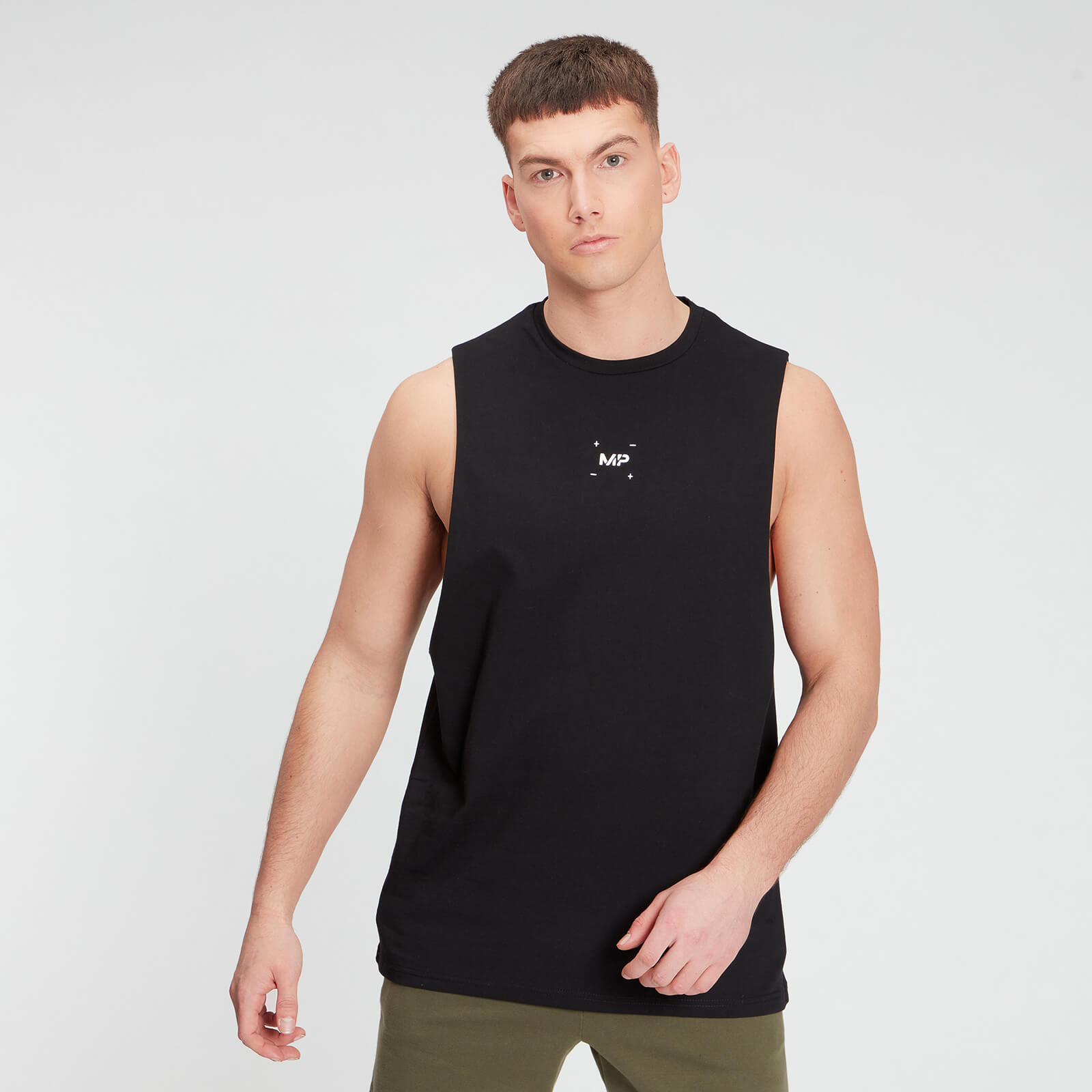 MP Men's Central Graphic Tank - Black - XXS