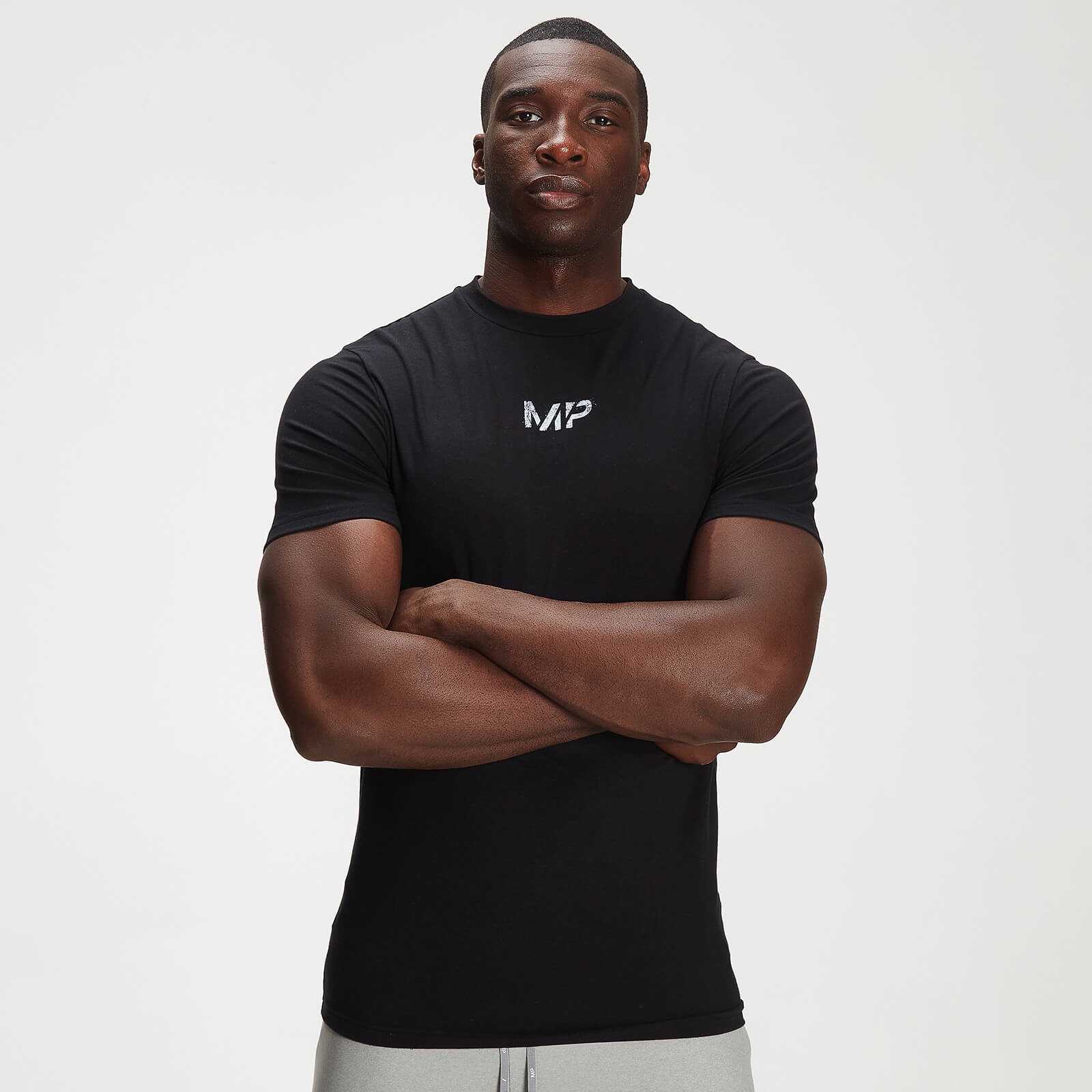 MP Men's Adapt drirelease® Grit Print T-shirt- Black - XXS