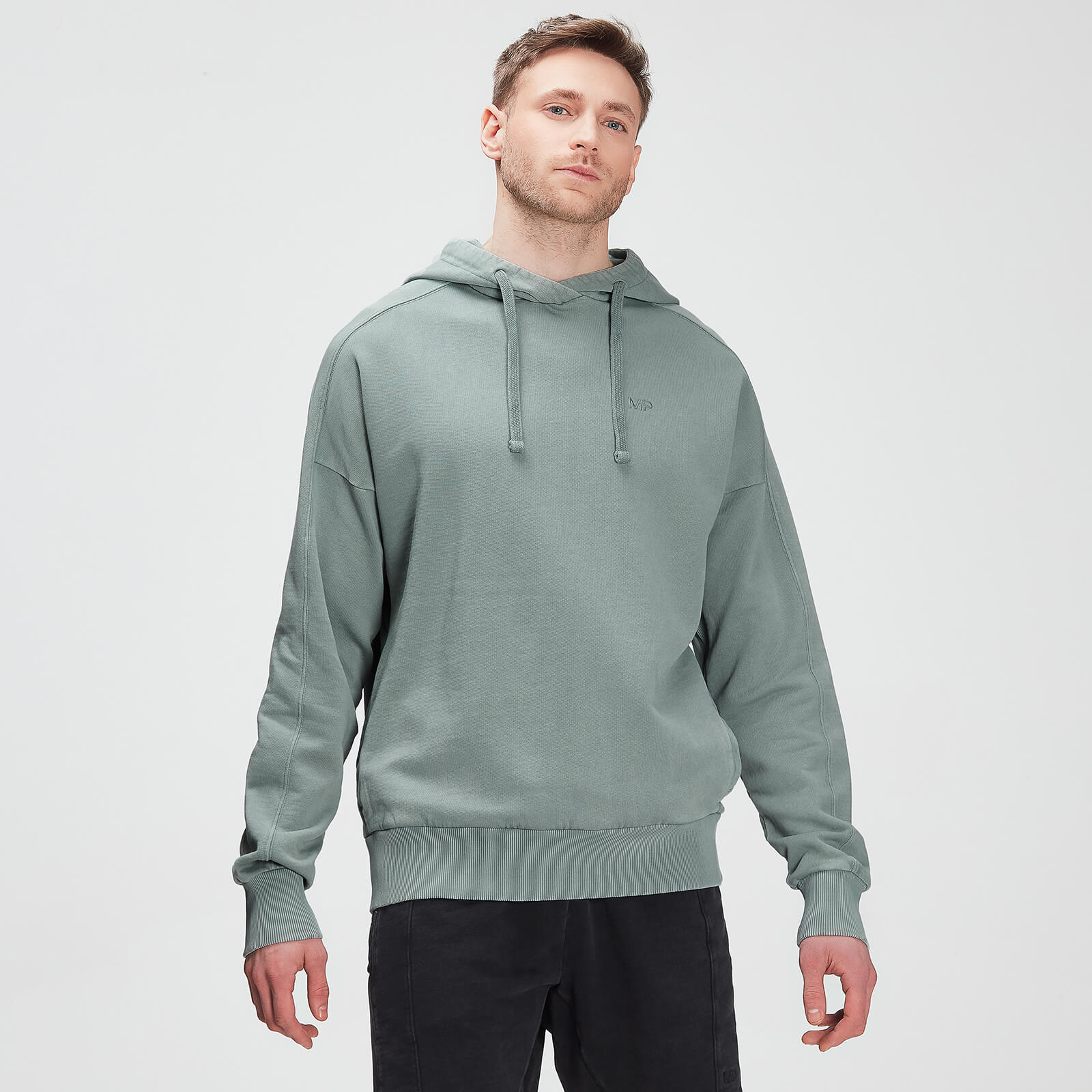 

MP Men's Raw Training Hoodie – Washed Green - XXXL