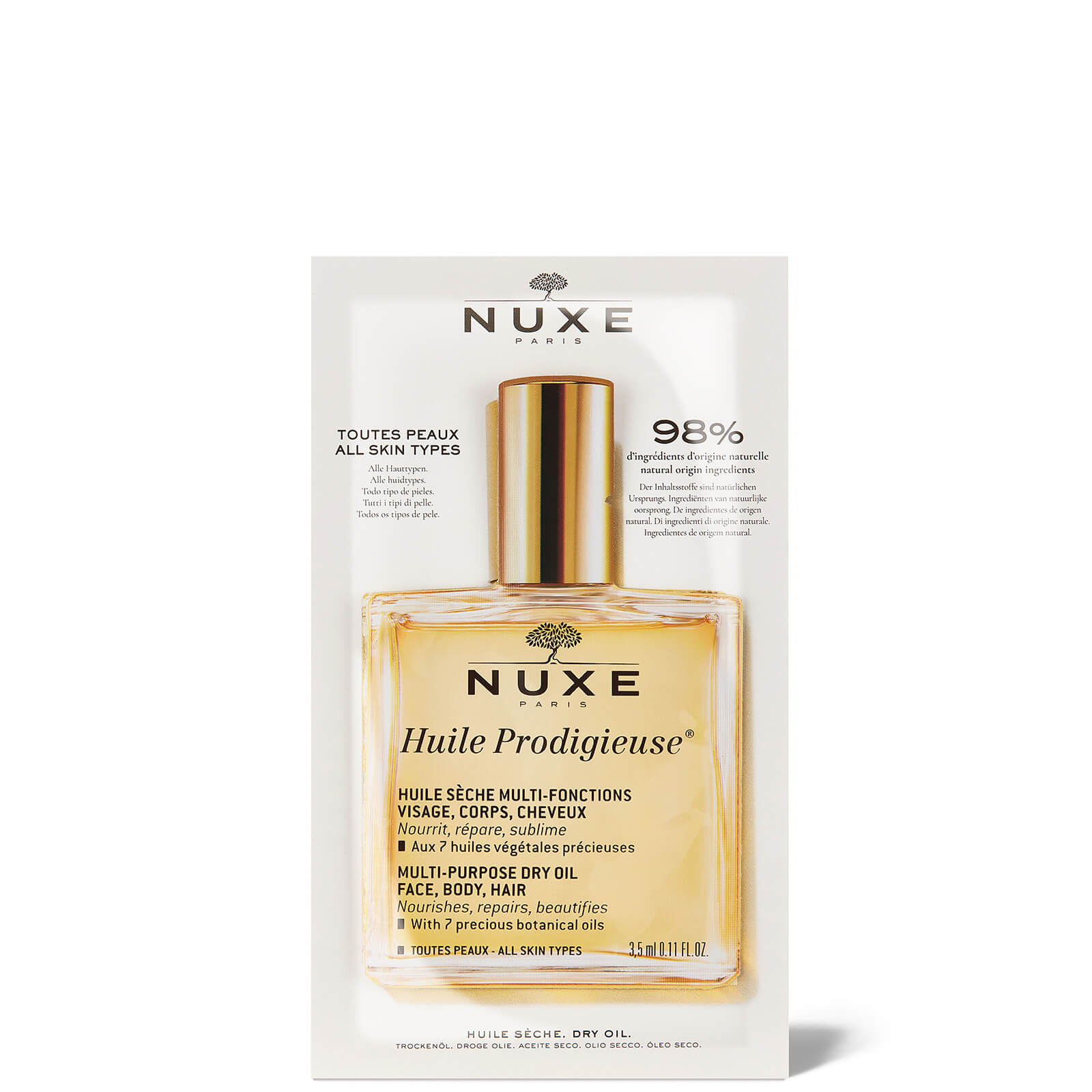 Nuxe Huile Prodigieuse Oil 3.5ml In White