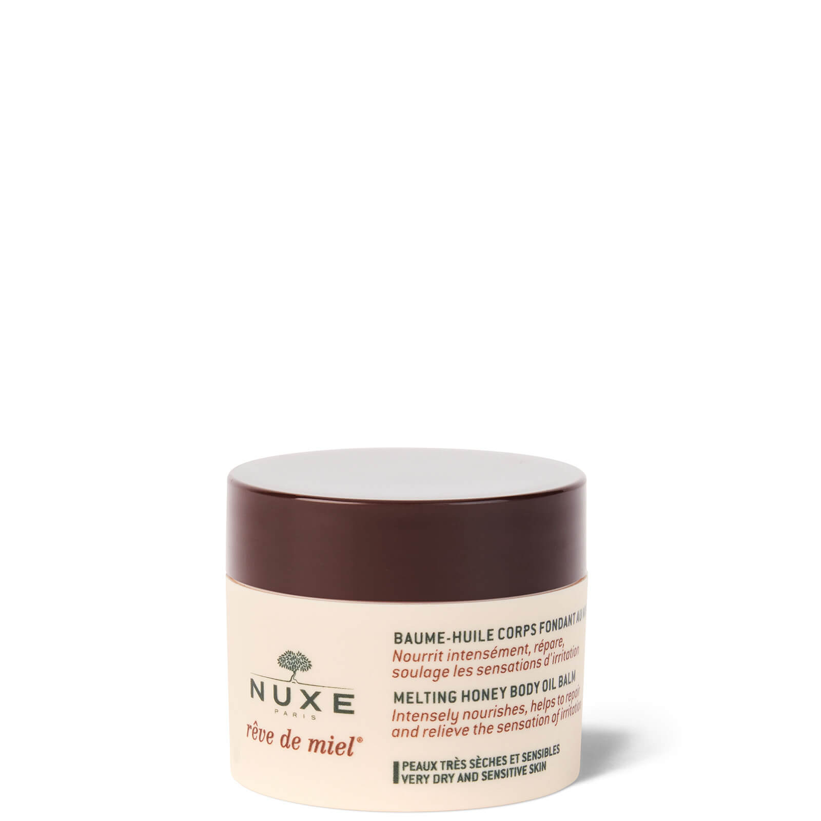 Nuxe Rêve De Miel Melting Honey Body Oil Balm 30ml In White