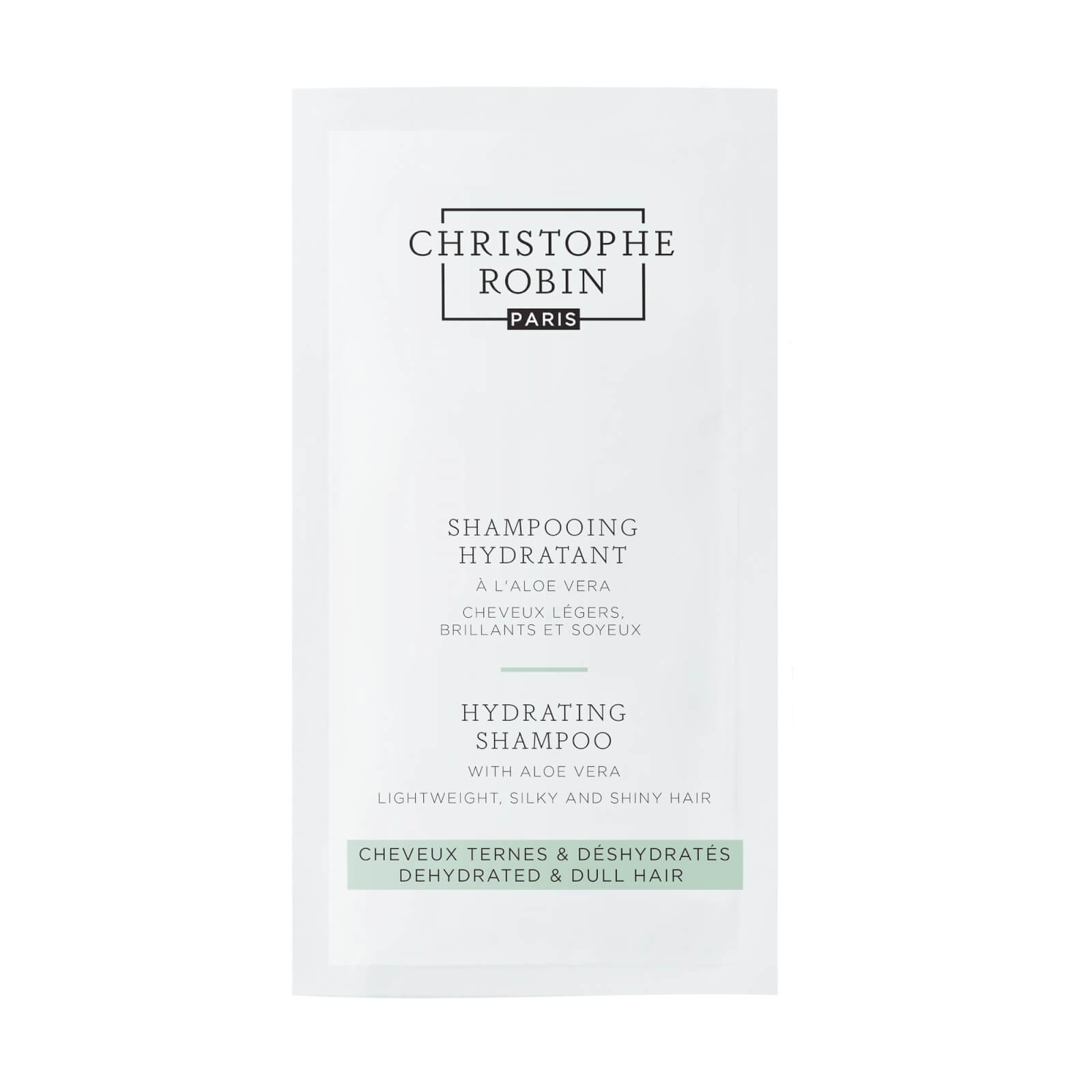 

Christophe Robin New Hydrating Shampoo with Aloe Vera Sachet 12ml