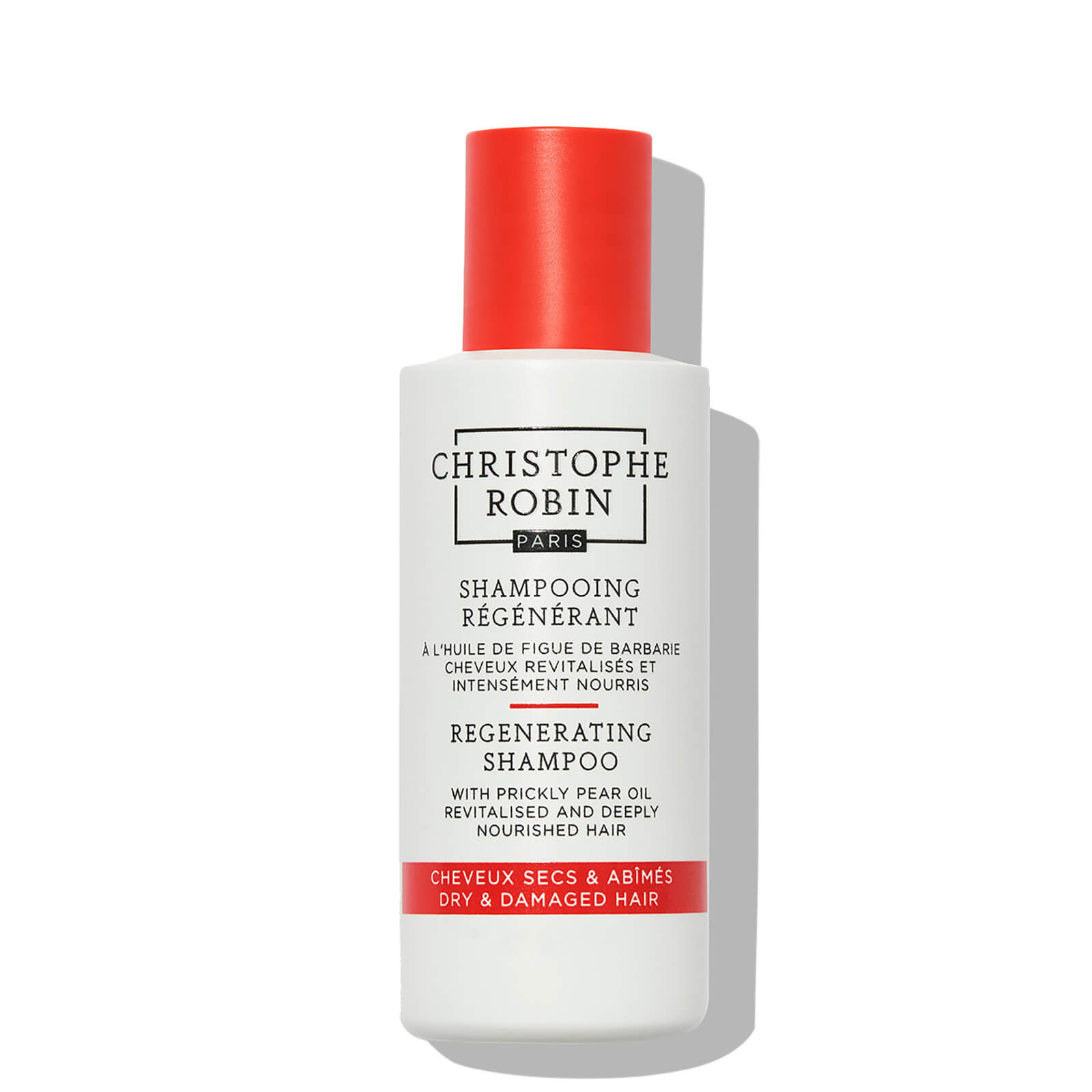 Christophe Robin Regenerating Shampoo With Prickly Pear Oil In White