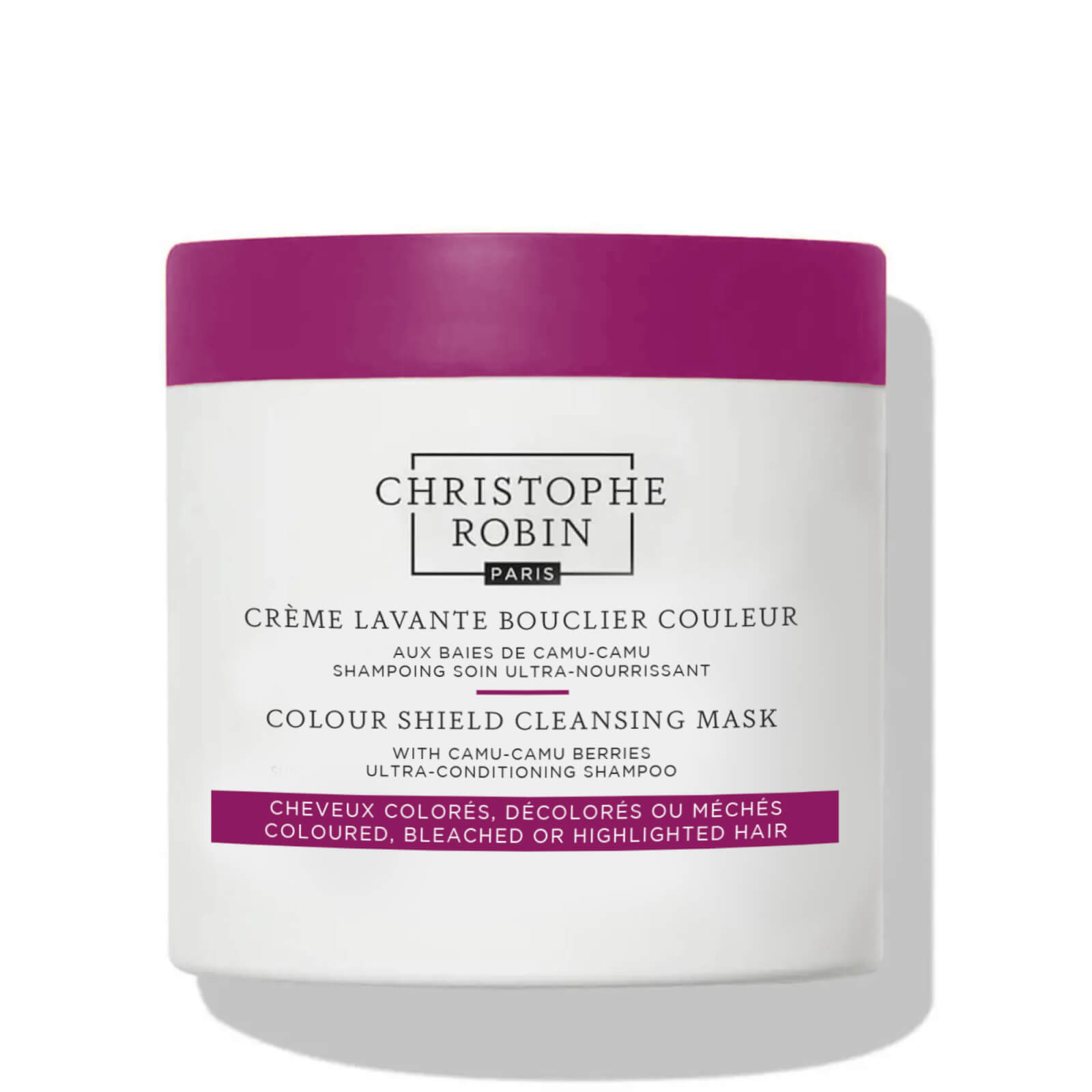 Christophe Robin New Colour Shield Cleansing Treatment 250ml In Purple