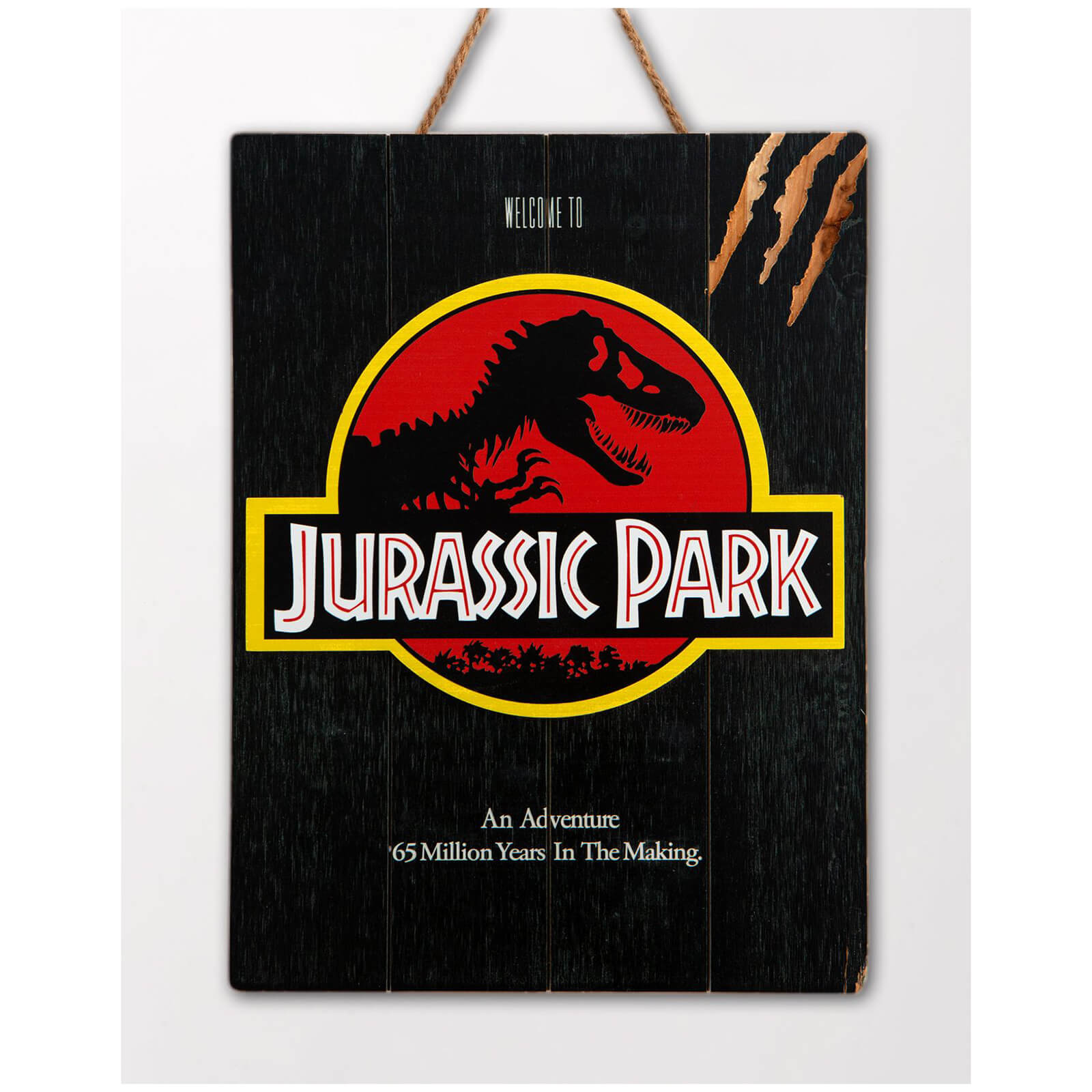 Doctor Collector Jurassic Park Welcome to Jurassic Park WoodArts 3D Print