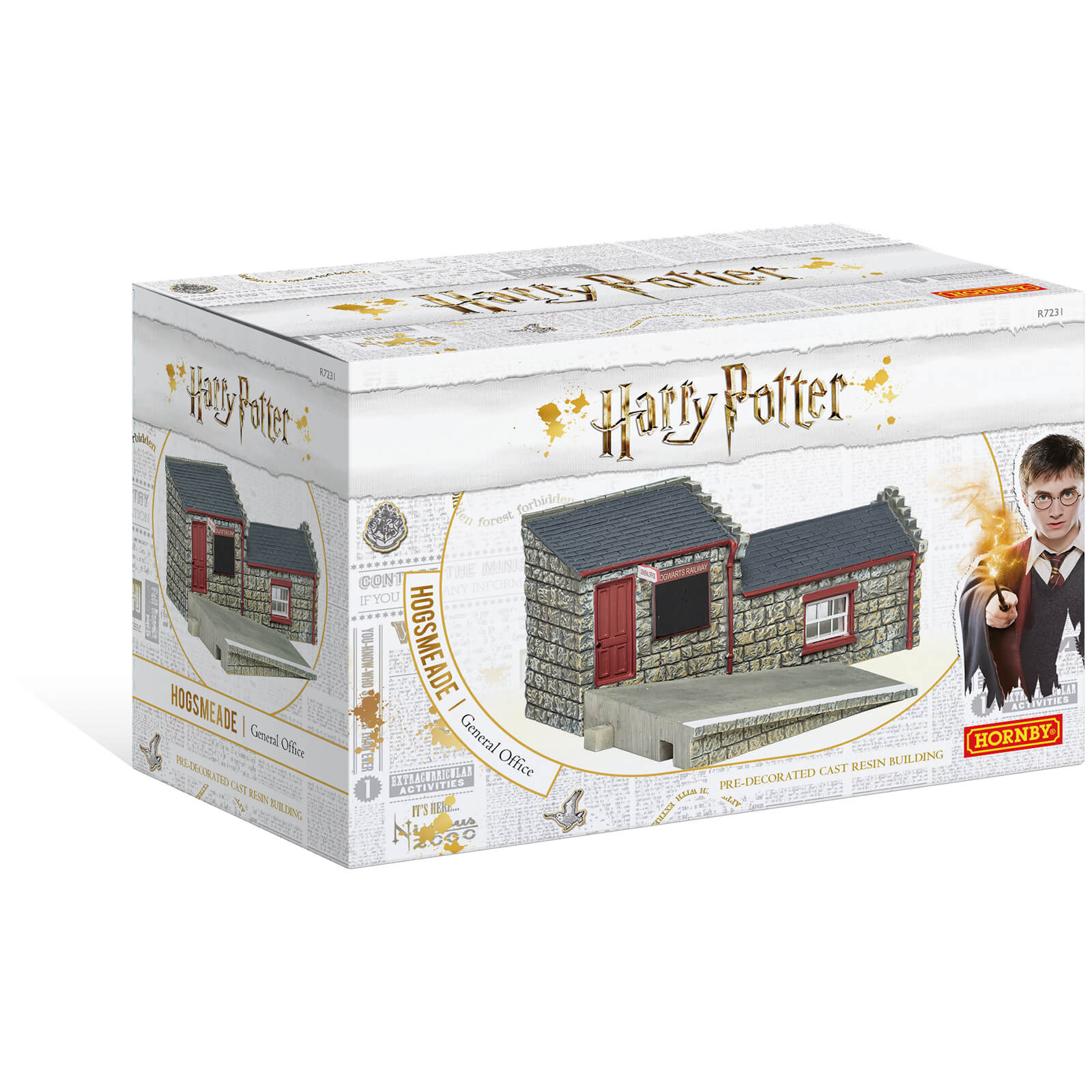 Modelo de oficina general de la estación de Hogsmeade de Harry Potter