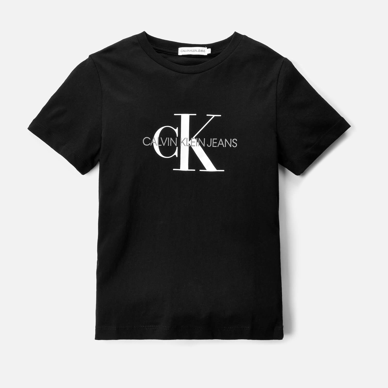 Calvin Klein Monogram Logo T-Shirt - CK Black - 8-9 Years