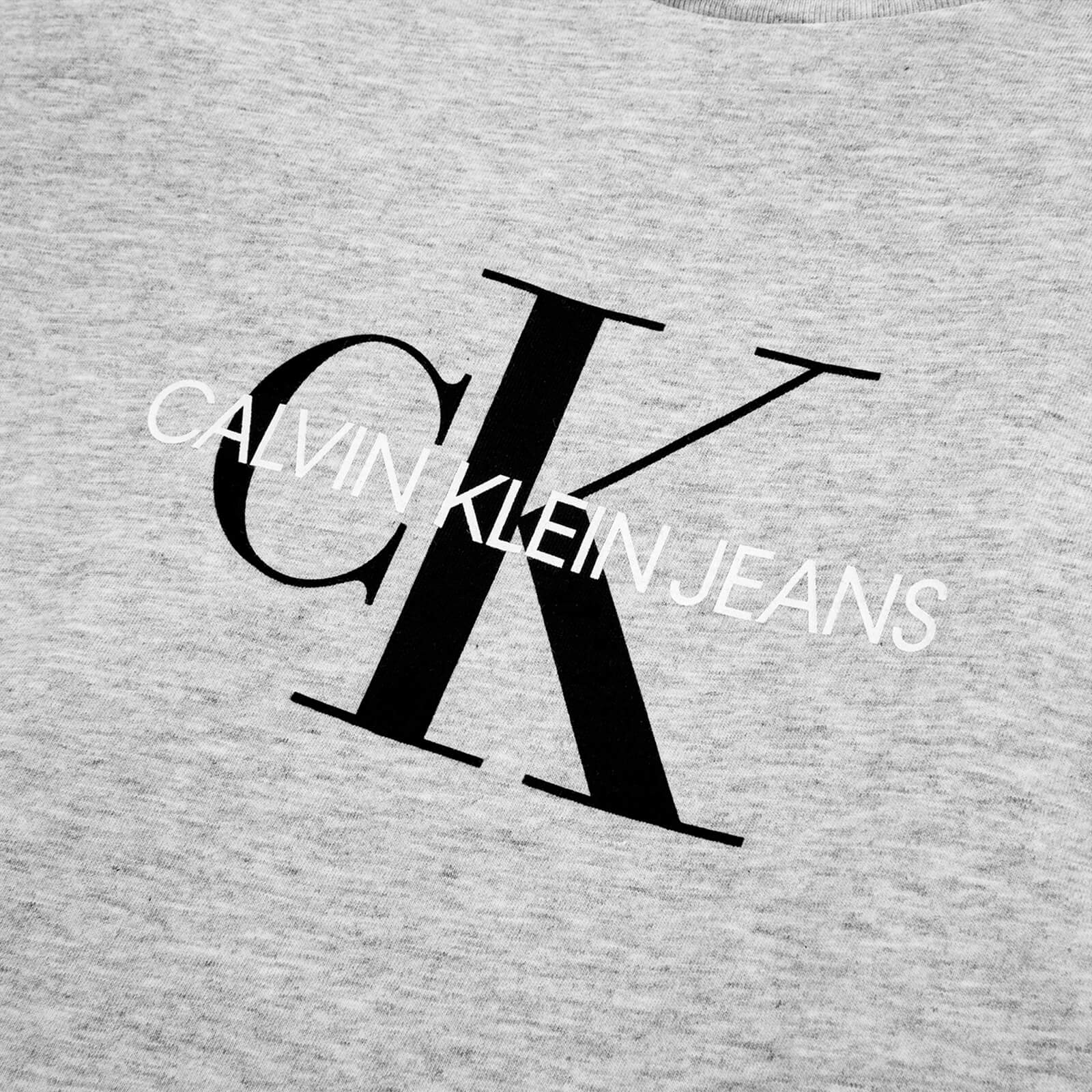 Calvin Klein Kids' Monogram Logo T-Shirt - Light Grey - 8-9 Years