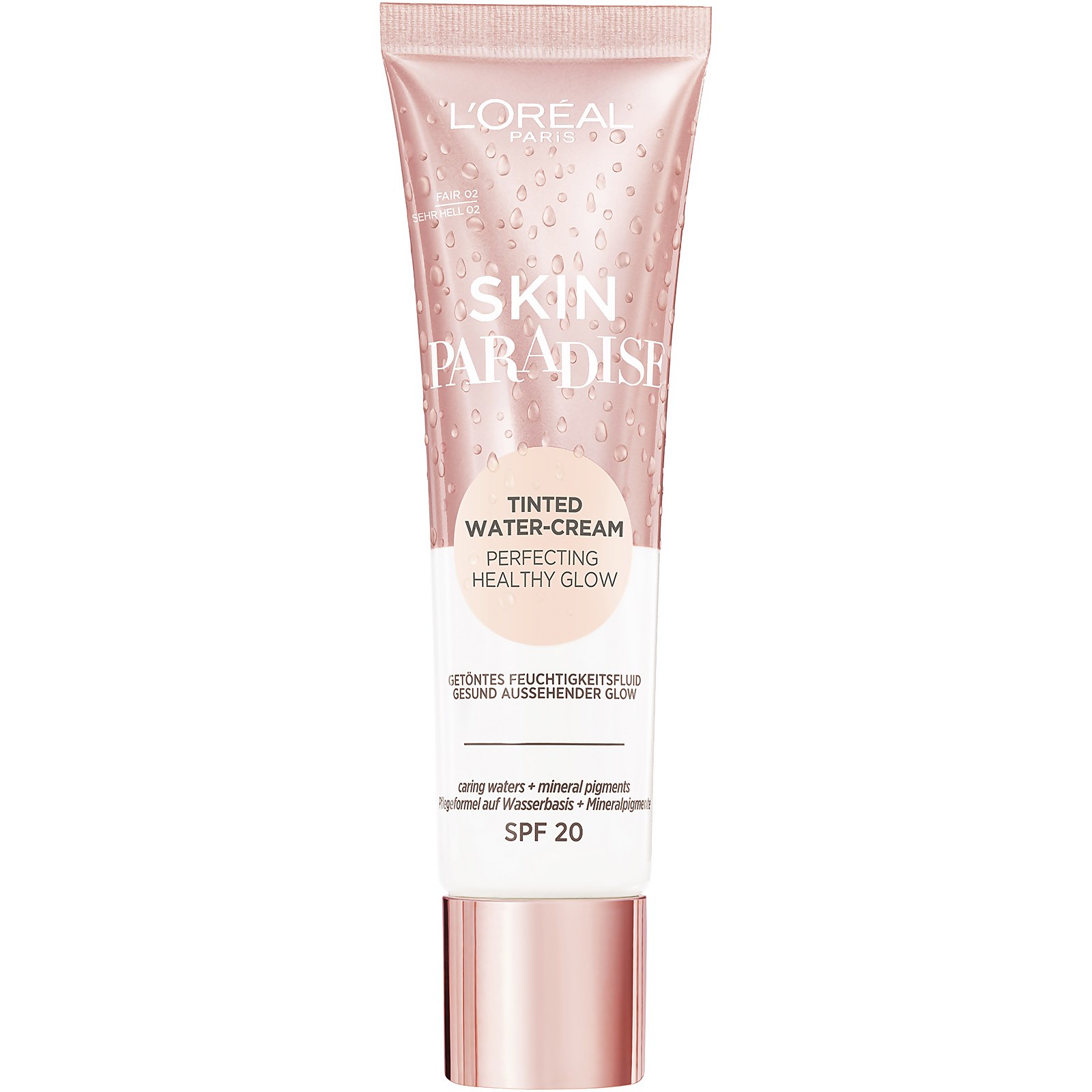 L’Oréal Paris Skin Paradise SPF20 Tinted Water-Cream 30ml (Various Shades) - Fair 02