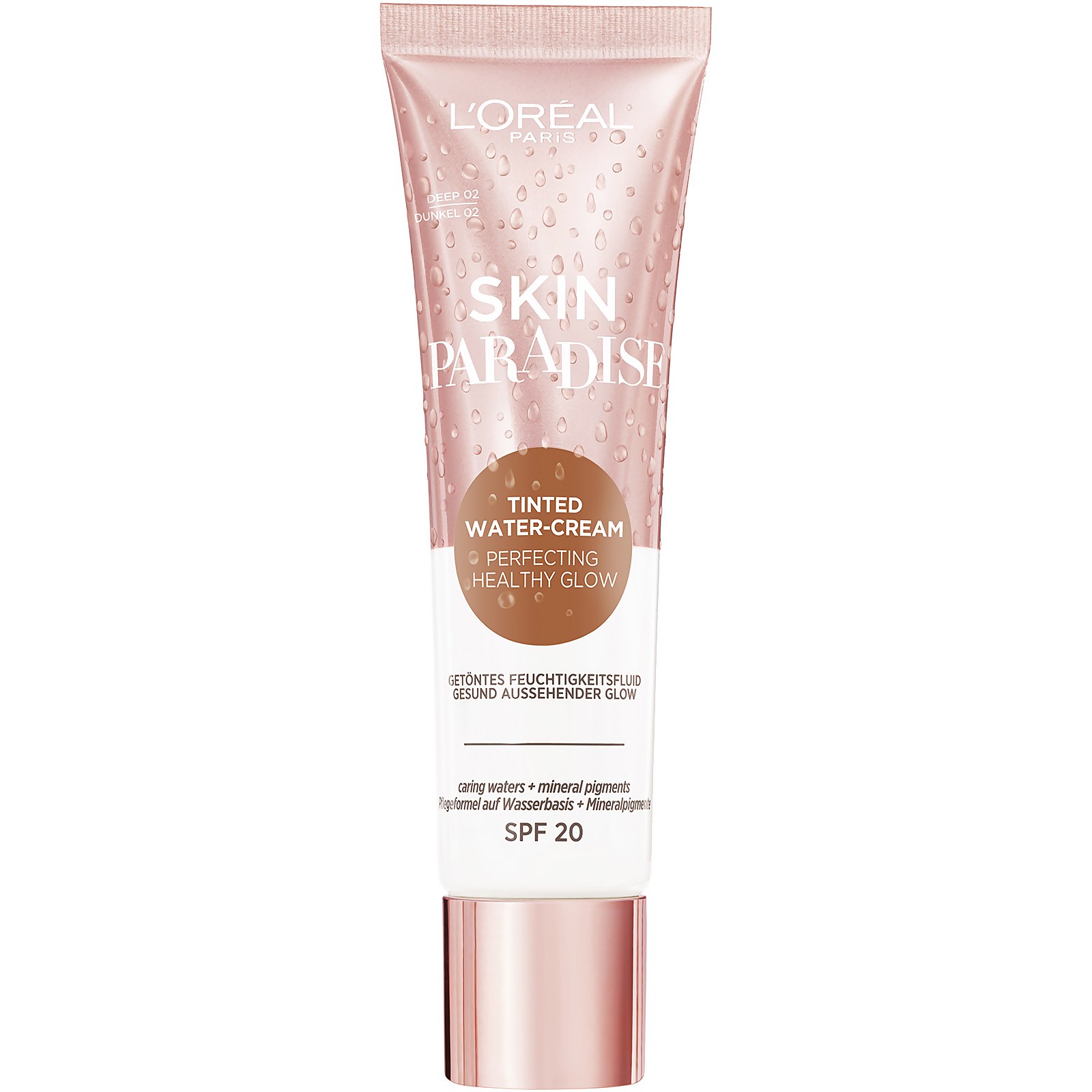 L’Oréal Paris Skin Paradise SPF20 Tinted Water-Cream 30ml (Various Shades) - Deep 02
