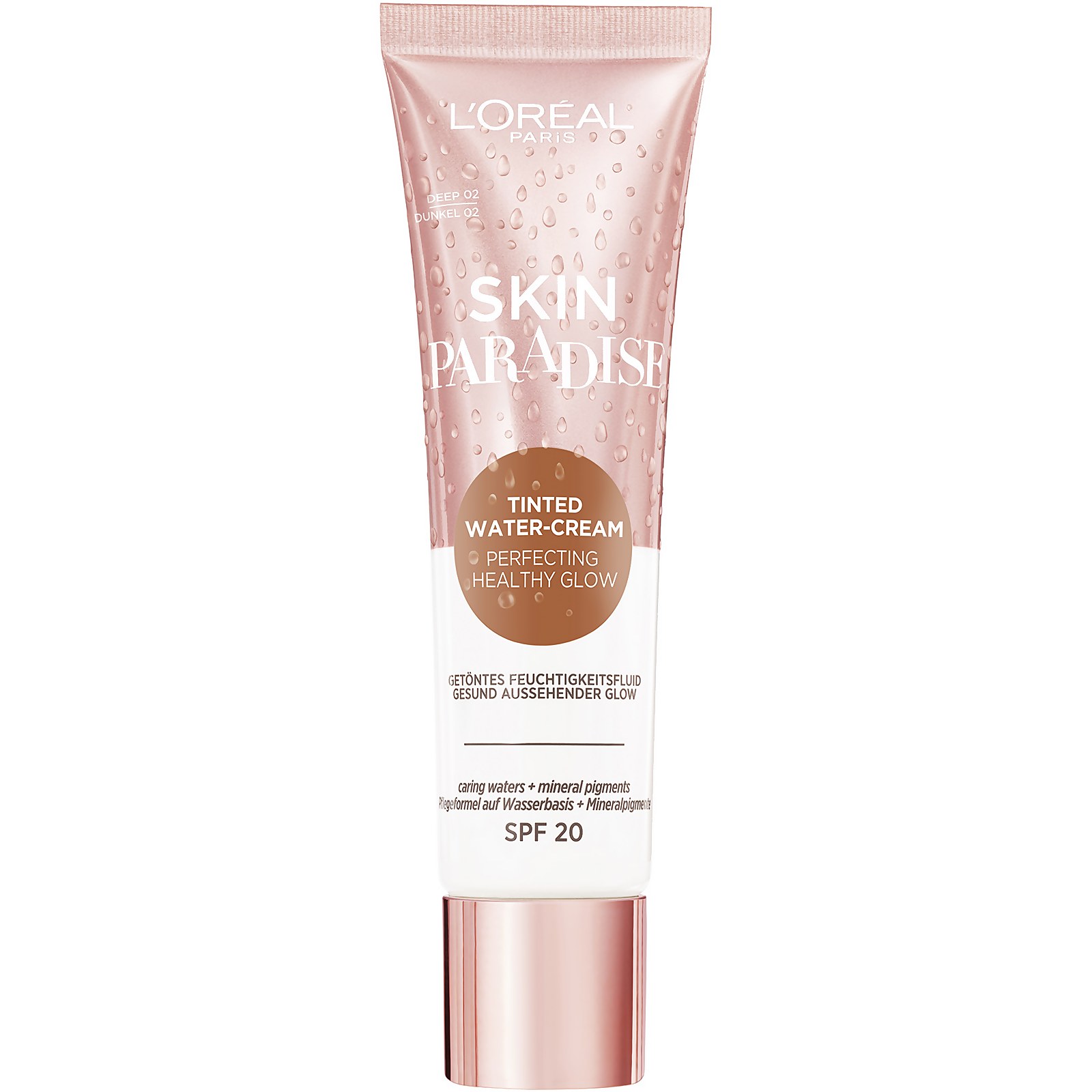 

L’Oréal Paris Skin Paradise SPF20 Tinted Water-Cream 30ml (Various Shades) - Deep 02