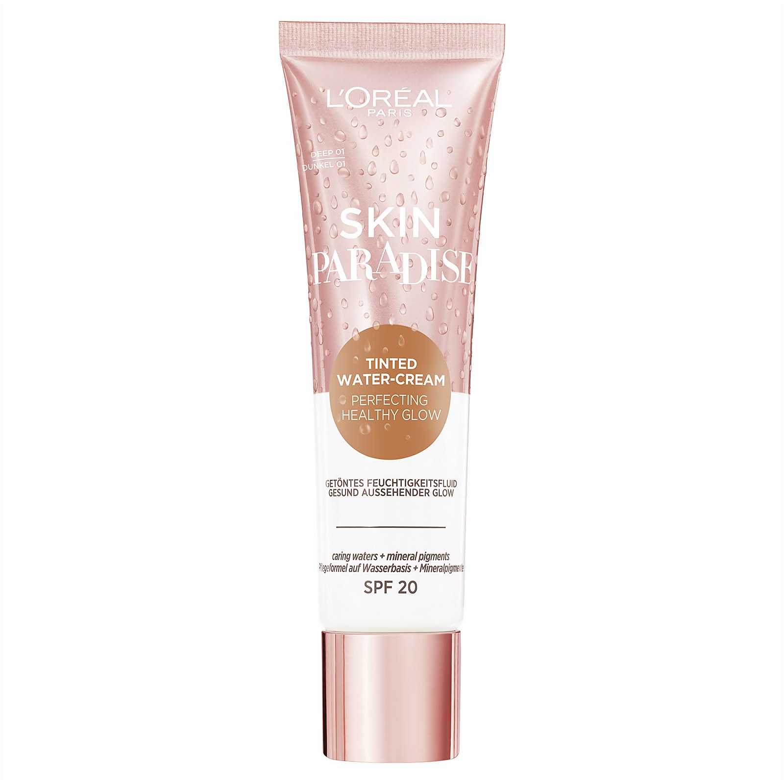 L’Oréal Paris Skin Paradise SPF20 Tinted Water-Cream 30ml (Various Shades) - Deep 01