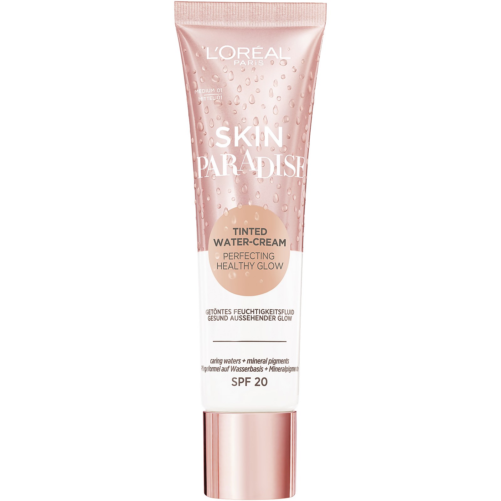 L’Oréal Paris Skin Paradise SPF20 Tinted Water-Cream 30ml (Various Shades) - Medium 01