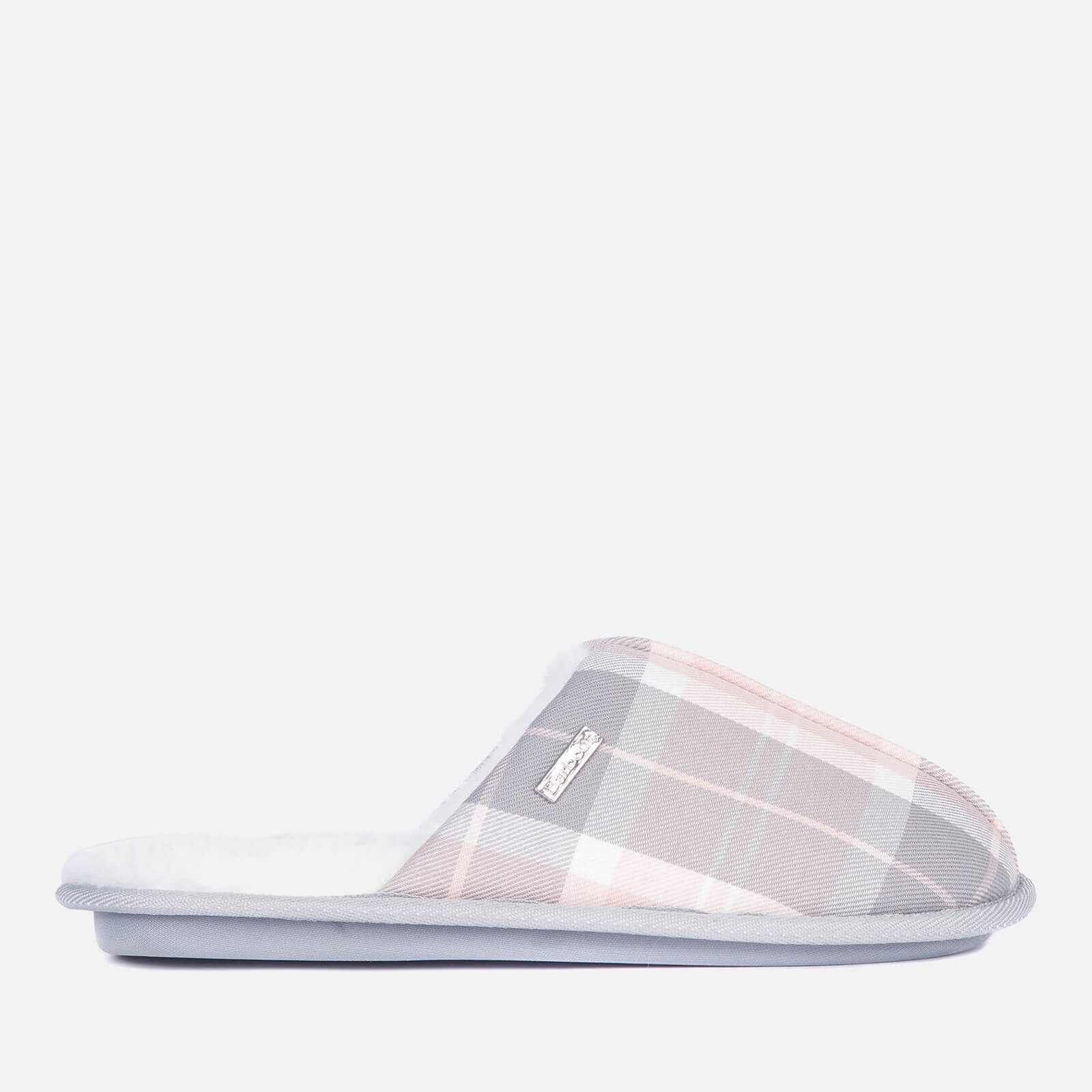 Barbour Women's Maddie Slippers - Recycled Pink/Grey Tartan - UK 5 product