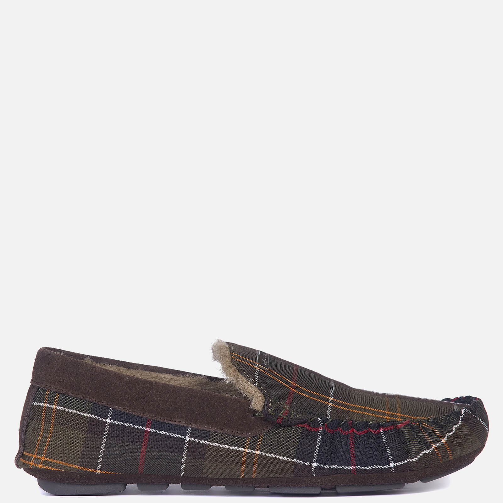 Barbour Men's Monty Moccasin Slippers - Recycled Classic Tartan - UK 9