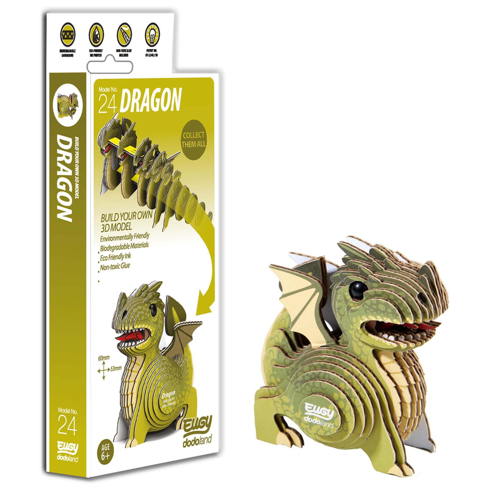 Click to view product details and reviews for Eugy Dragon 3d Craft Kit.