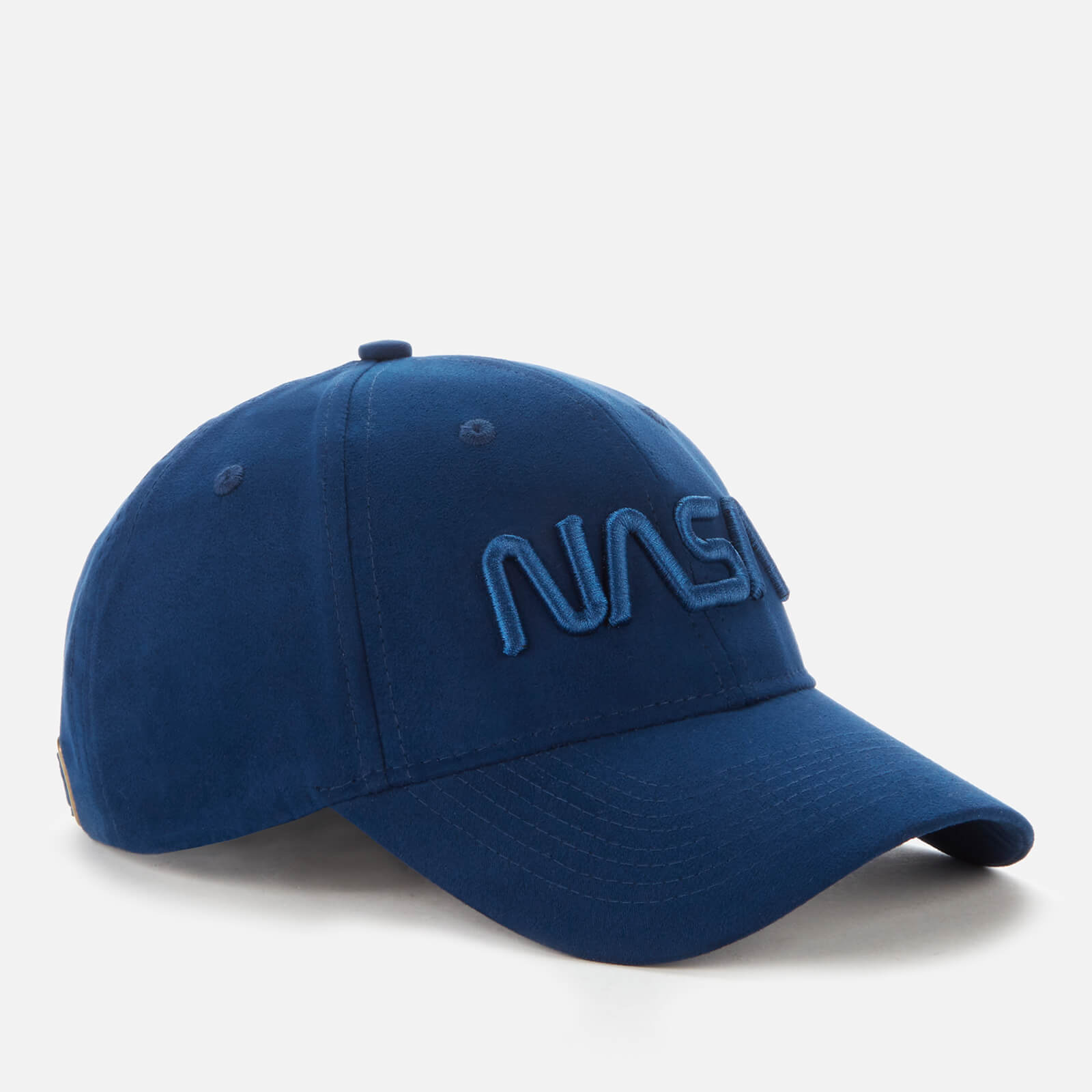 NASA 3D Embroidered Suede Cap - Navy