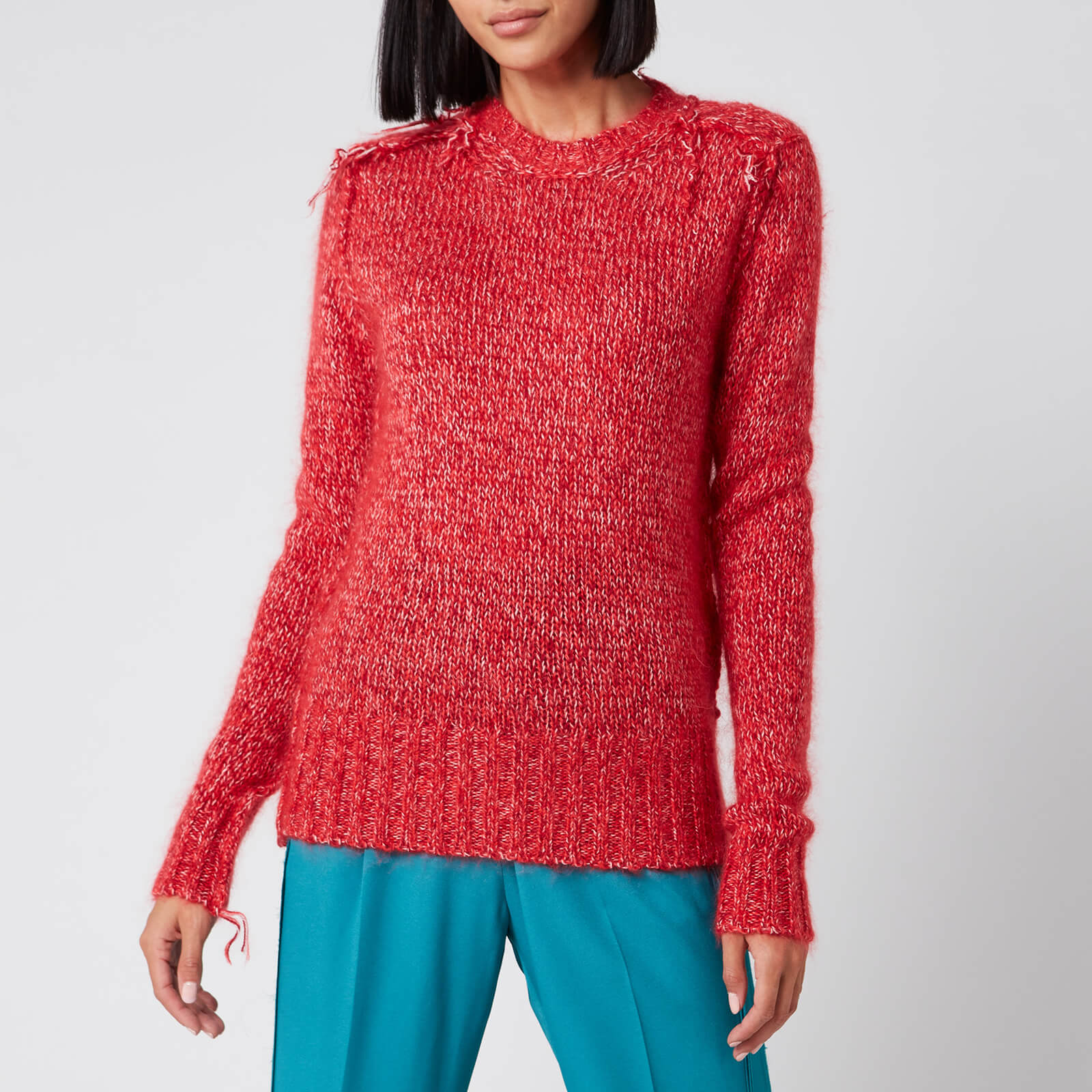 Golden Goose Deluxe Brand Women's Annamaria Melange Sweater - Tango Red - XS