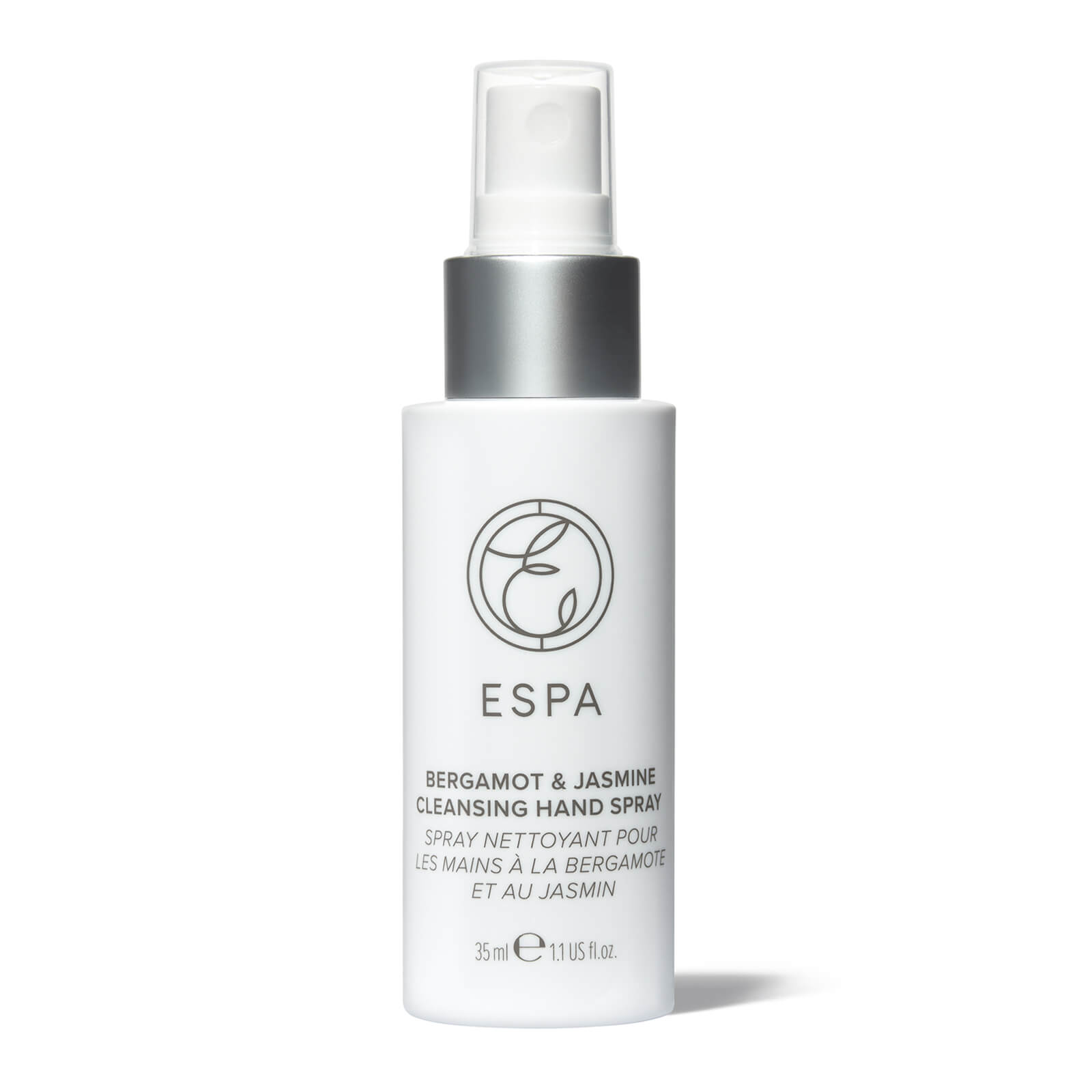 Espa Essentials Cleansing Hand Spray: Bergamot & Jasmine 35ml In White