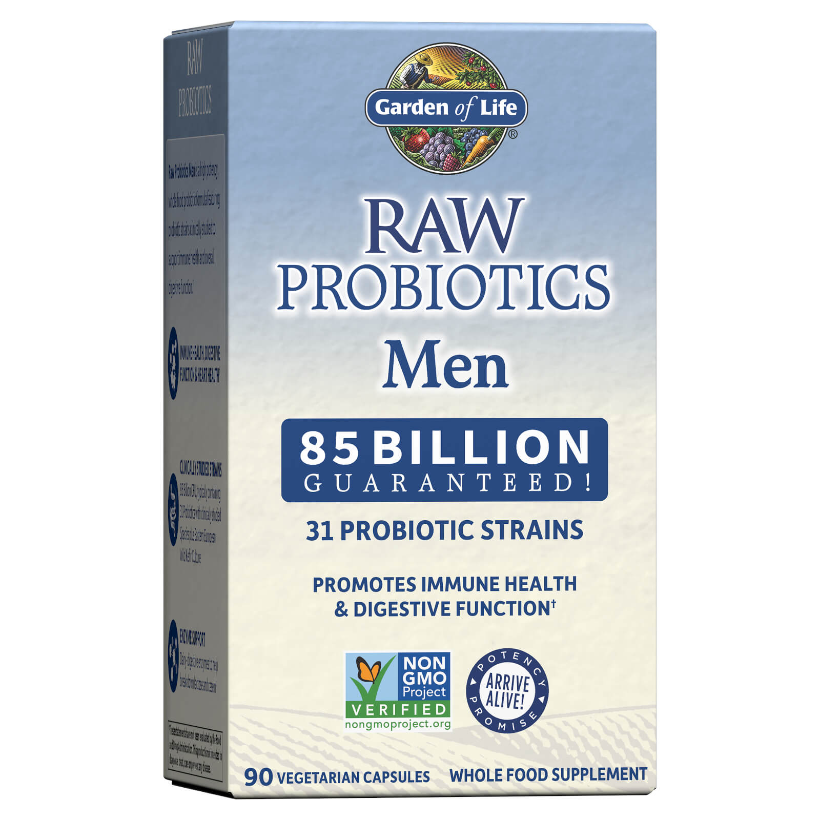 Raw Microbiomes Men - Cooler - 90 Capsules