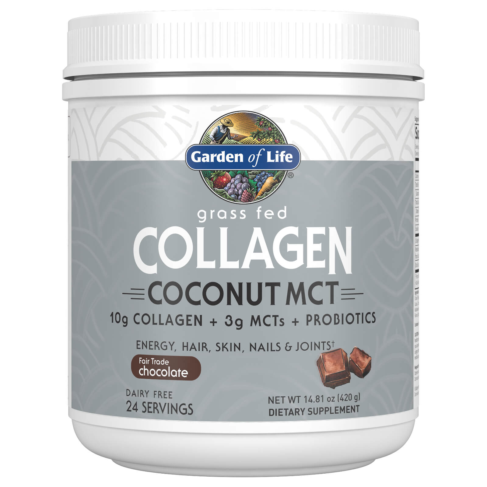 Colágeno con TCM de coco - Chocolate - 420 g
