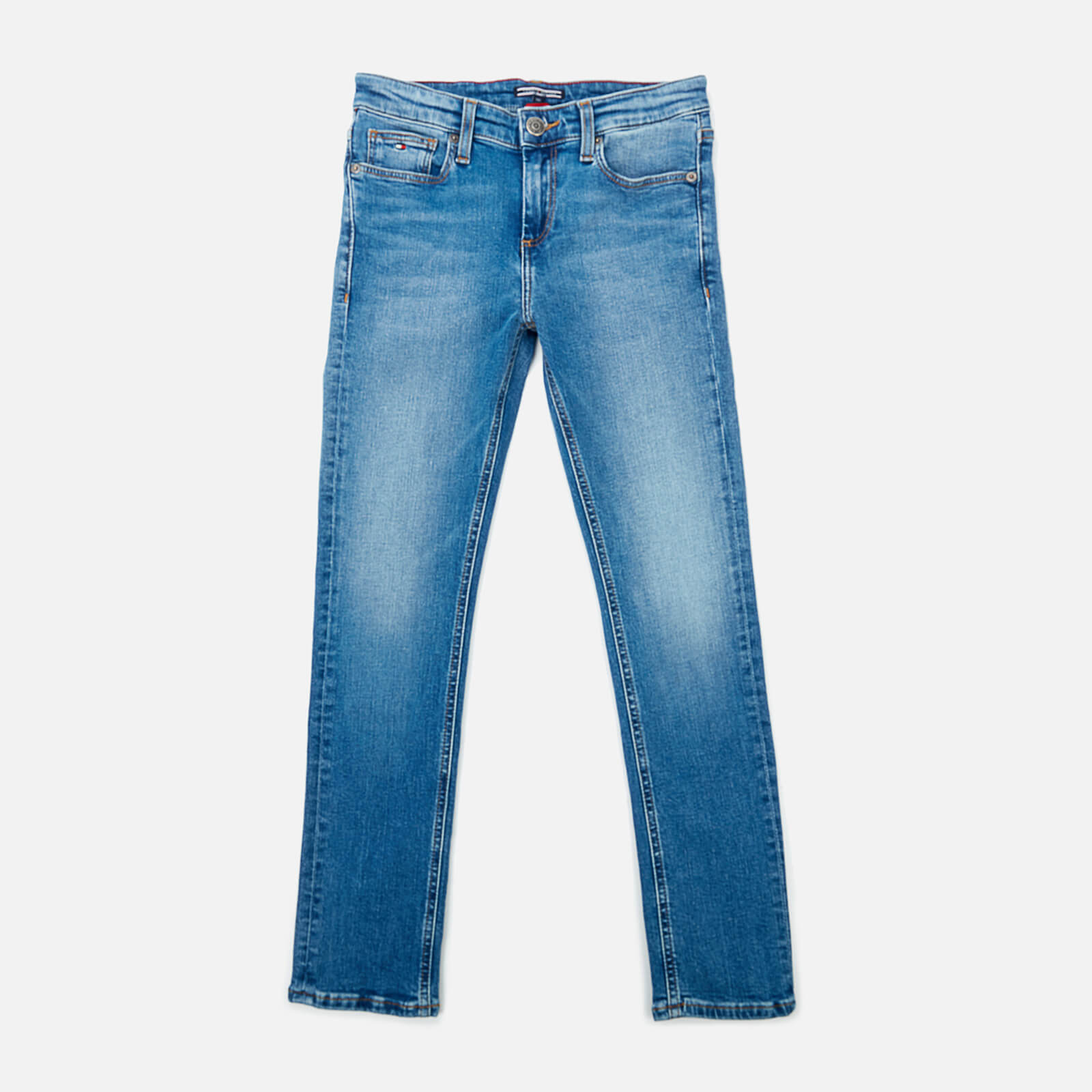 Tommy Hilfiger Boys' Scanton Slim Jeans - Mid Wash - 8 Years