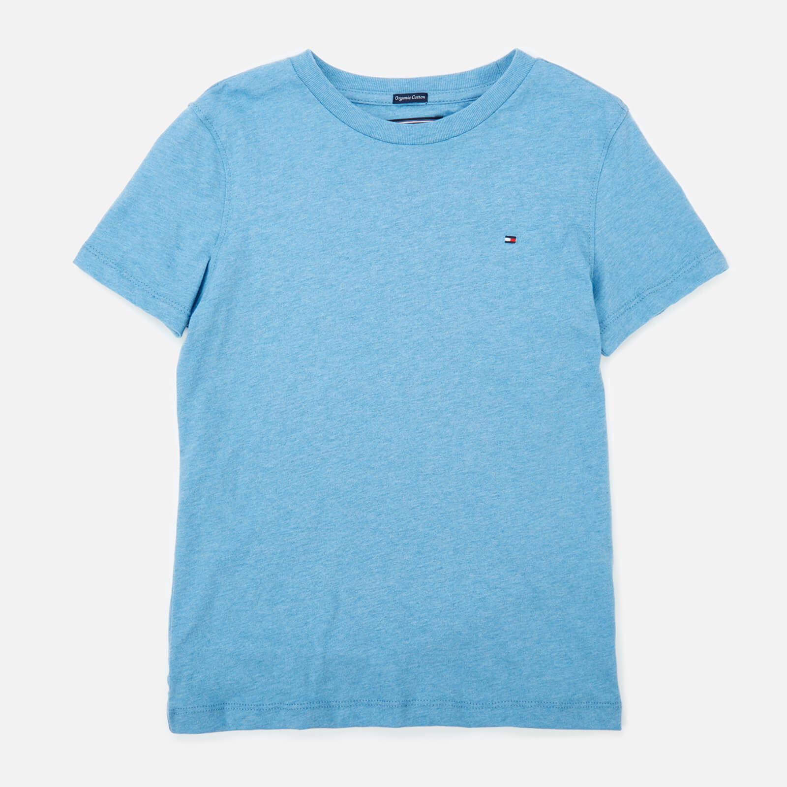 Tommy Hilfiger Boys' Basic Short Sleeve T-Shirt - Dark Allure Heather - 12 Years