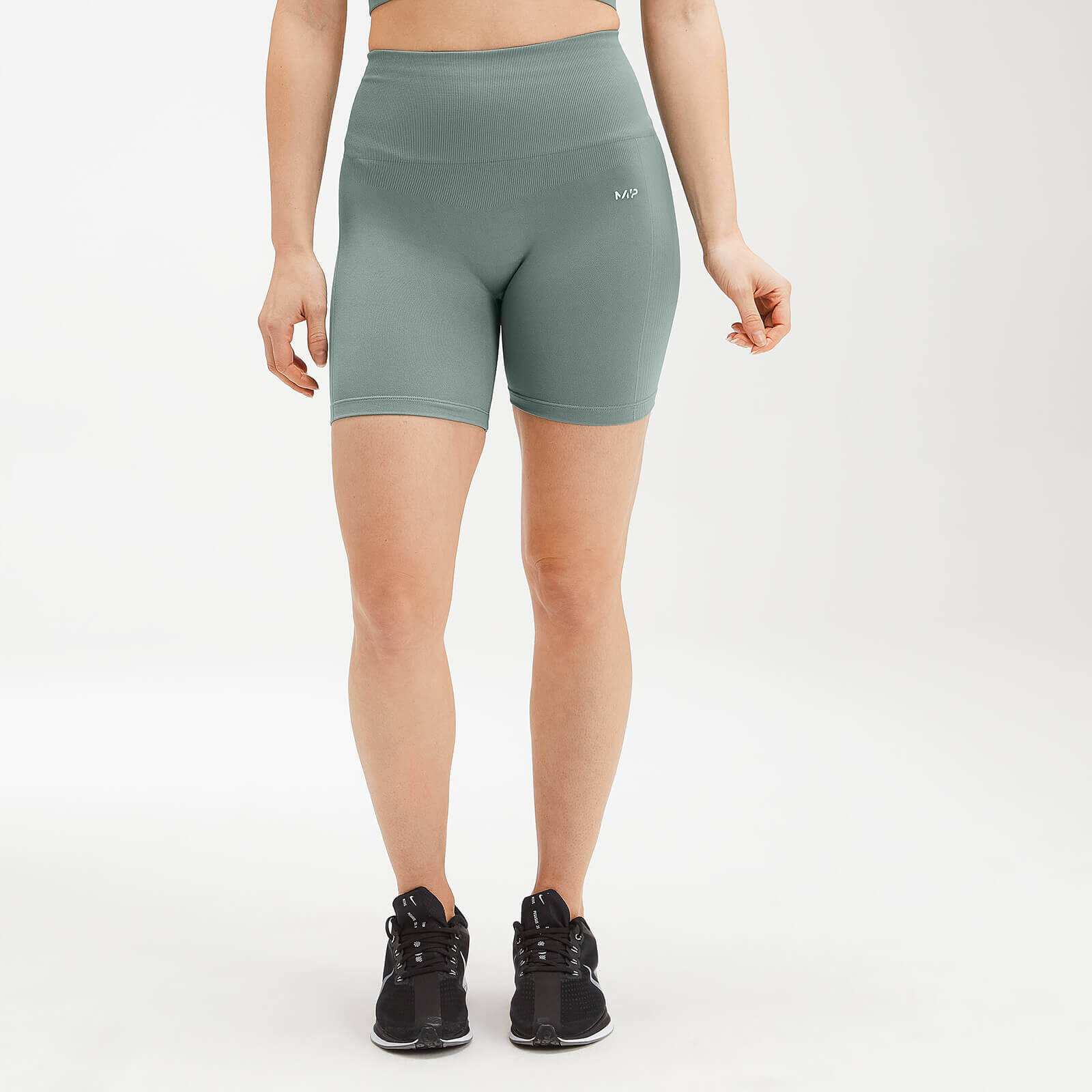 Купить MP Women's Shape Seamless Ultra Cycling Shorts - Washed Green - XXS, Myprotein International