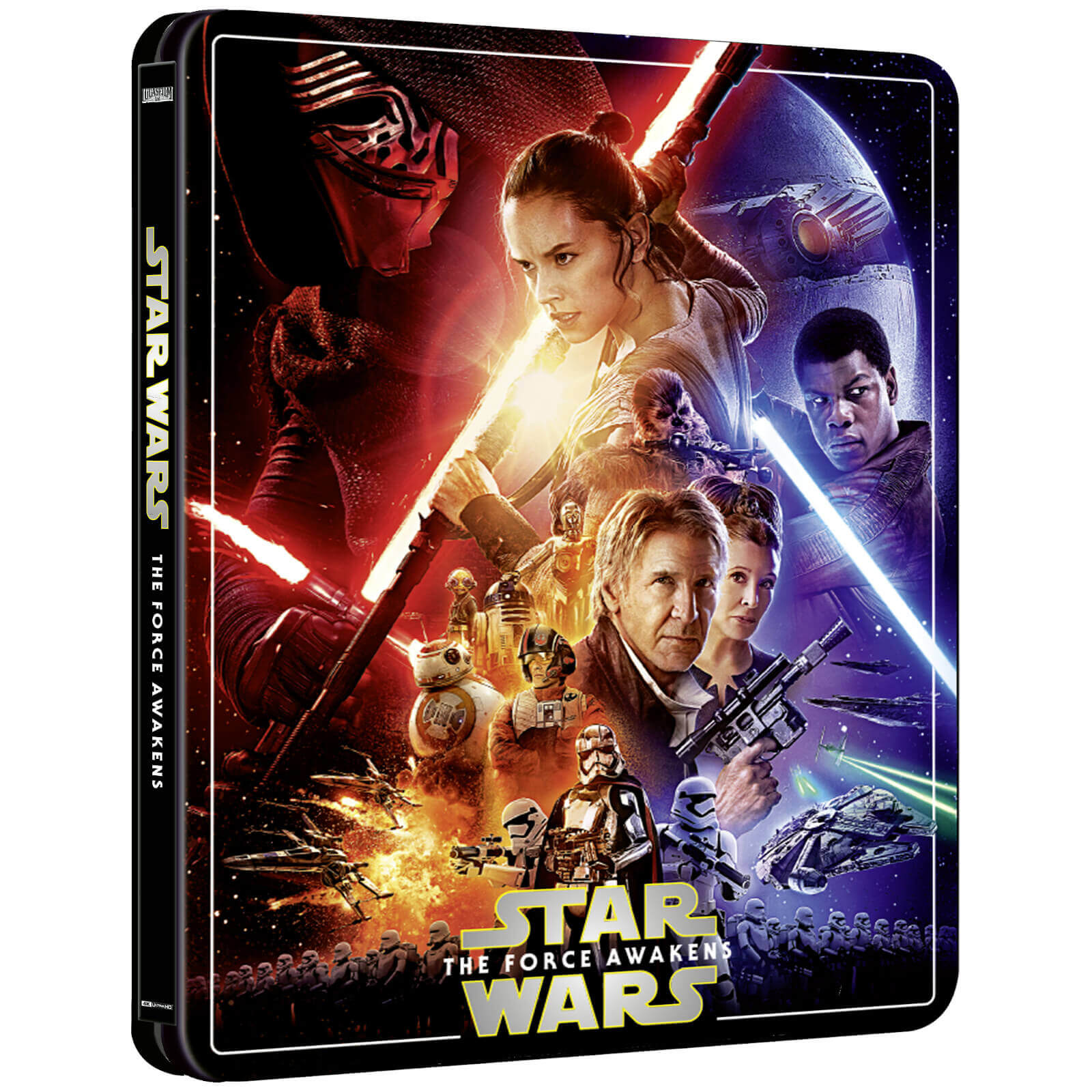 Star Wars Episode VII: The Force Awakens - Zavvi Exclusive 4K Ultra HD Steelbook (3 Disc Edition includes Blu-ray)