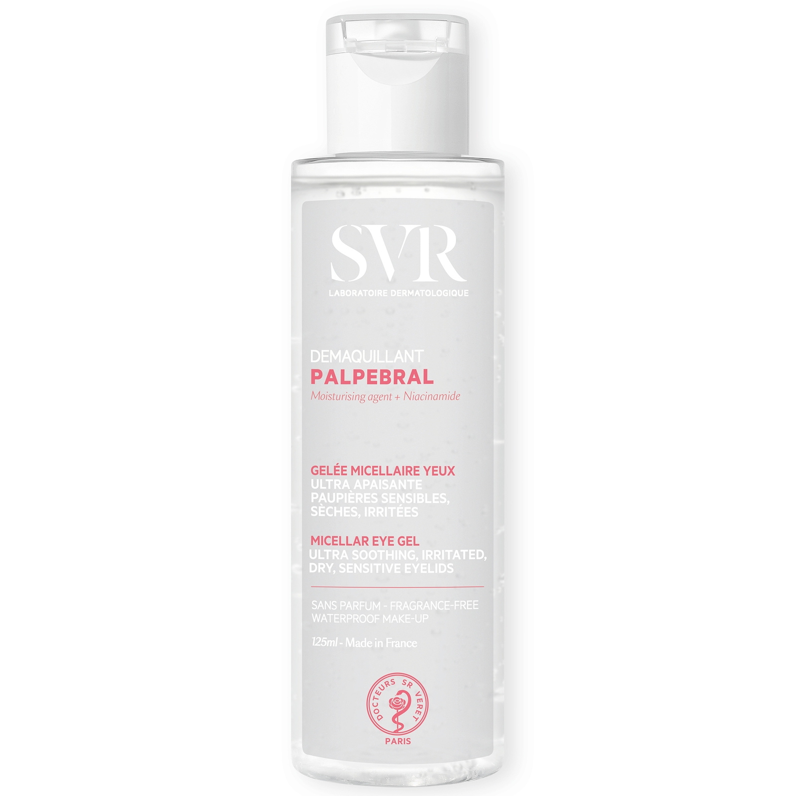 Photos - Other Cosmetics SVR PALPEBRAL Soothing No-Rinse Eye Makeup Remover Gel for Sensitive, Dry, Sore, Allergy-Prone Eyelids and Eye Contour, 125m 